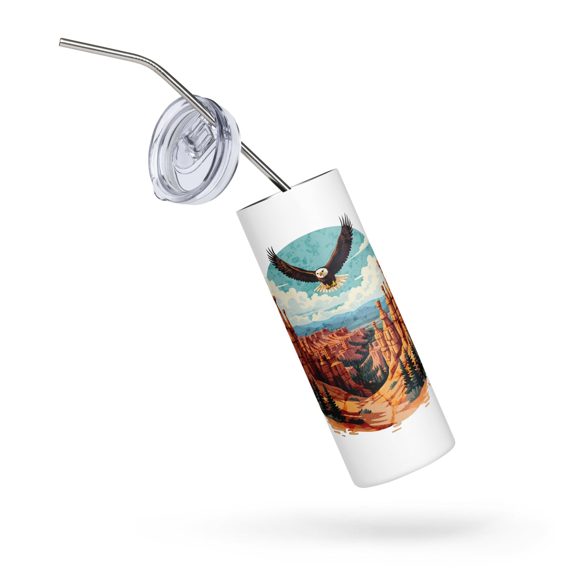 Soaring Eagle Stainless Steel Tumbler - Steel Tumbler - Discovery Co.