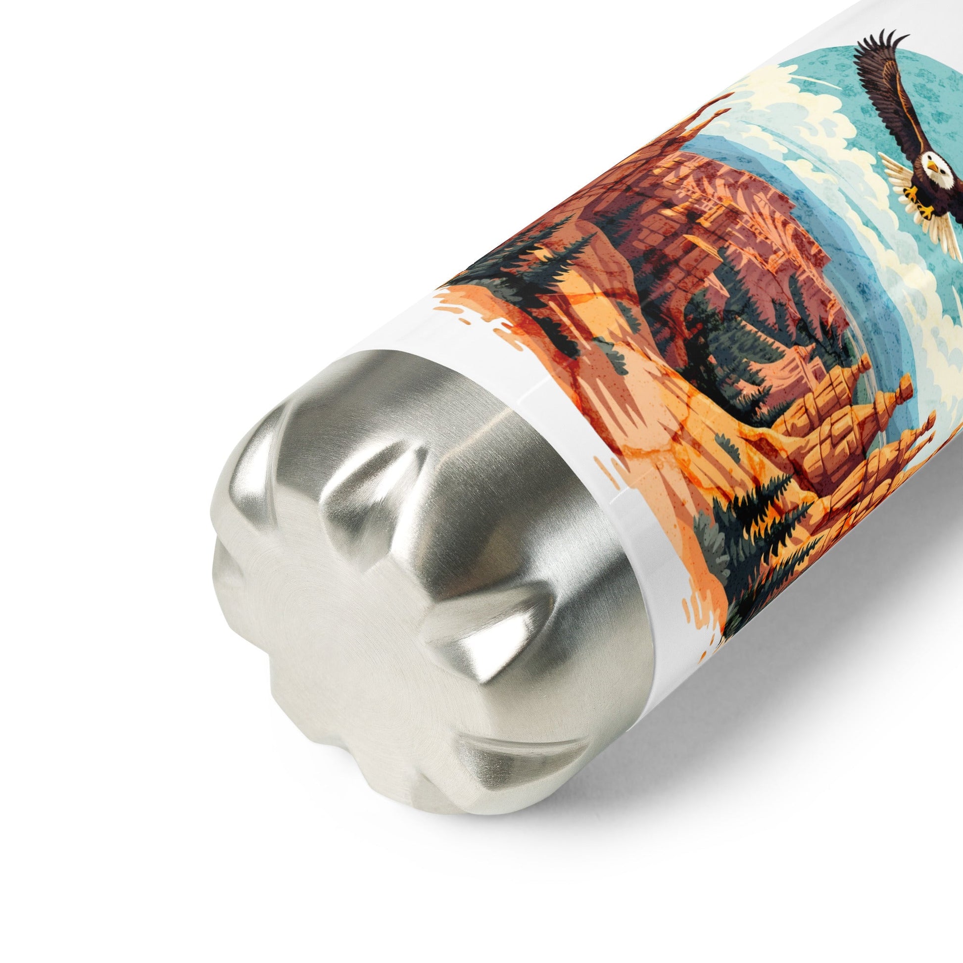 Soaring Eagle Stainless Steel Water Bottle - Stainless Steel Water Bottle - Discovery Co.