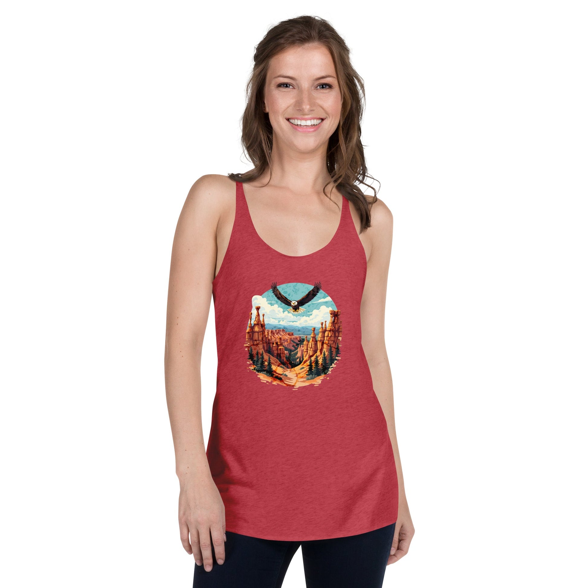 Soaring Eagle Women's Racerback Tank - Women's Shirts - Discovery Co.