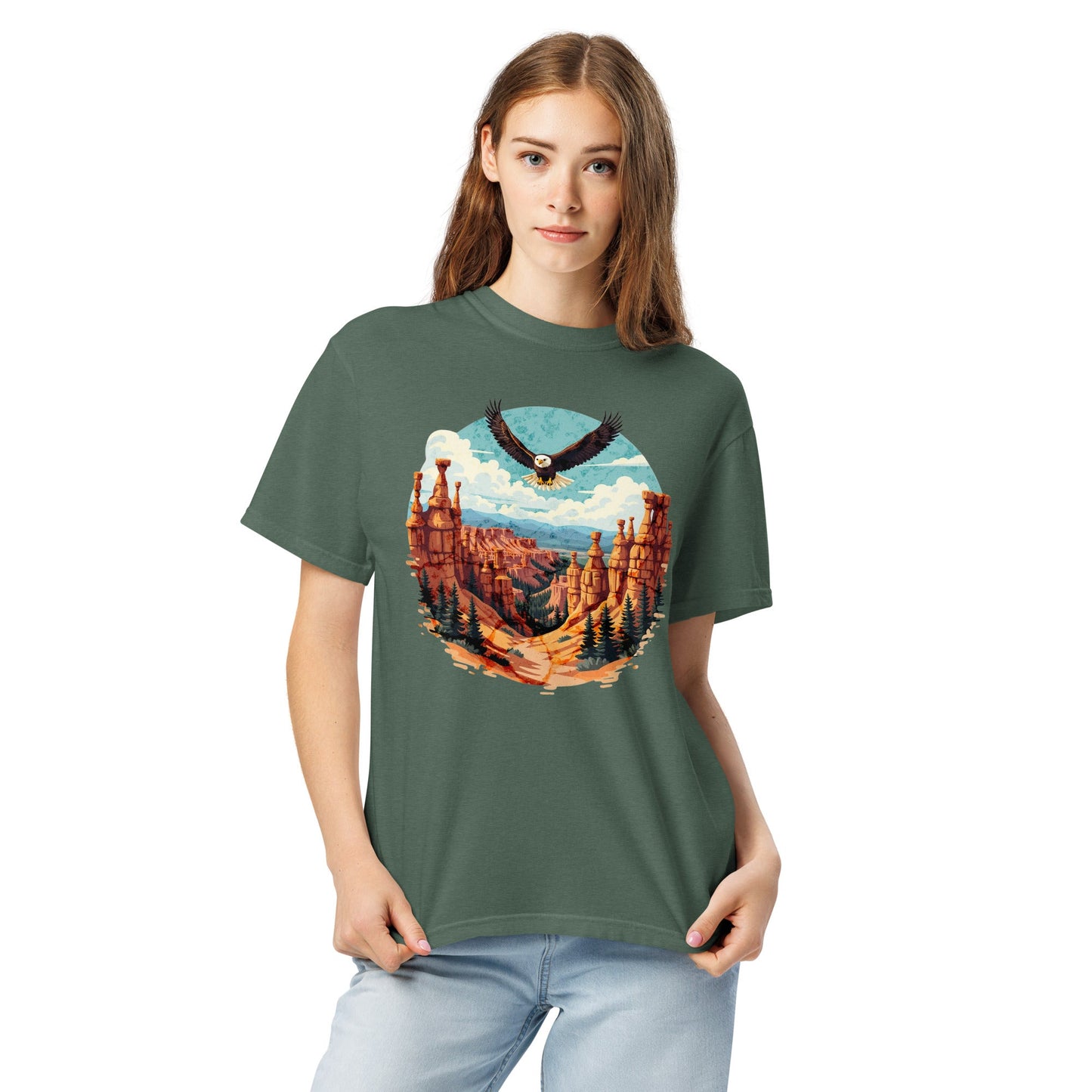 Soaring Eagle Women's (Unisex) Premium Tee - Women's Shirts - Discovery Co.