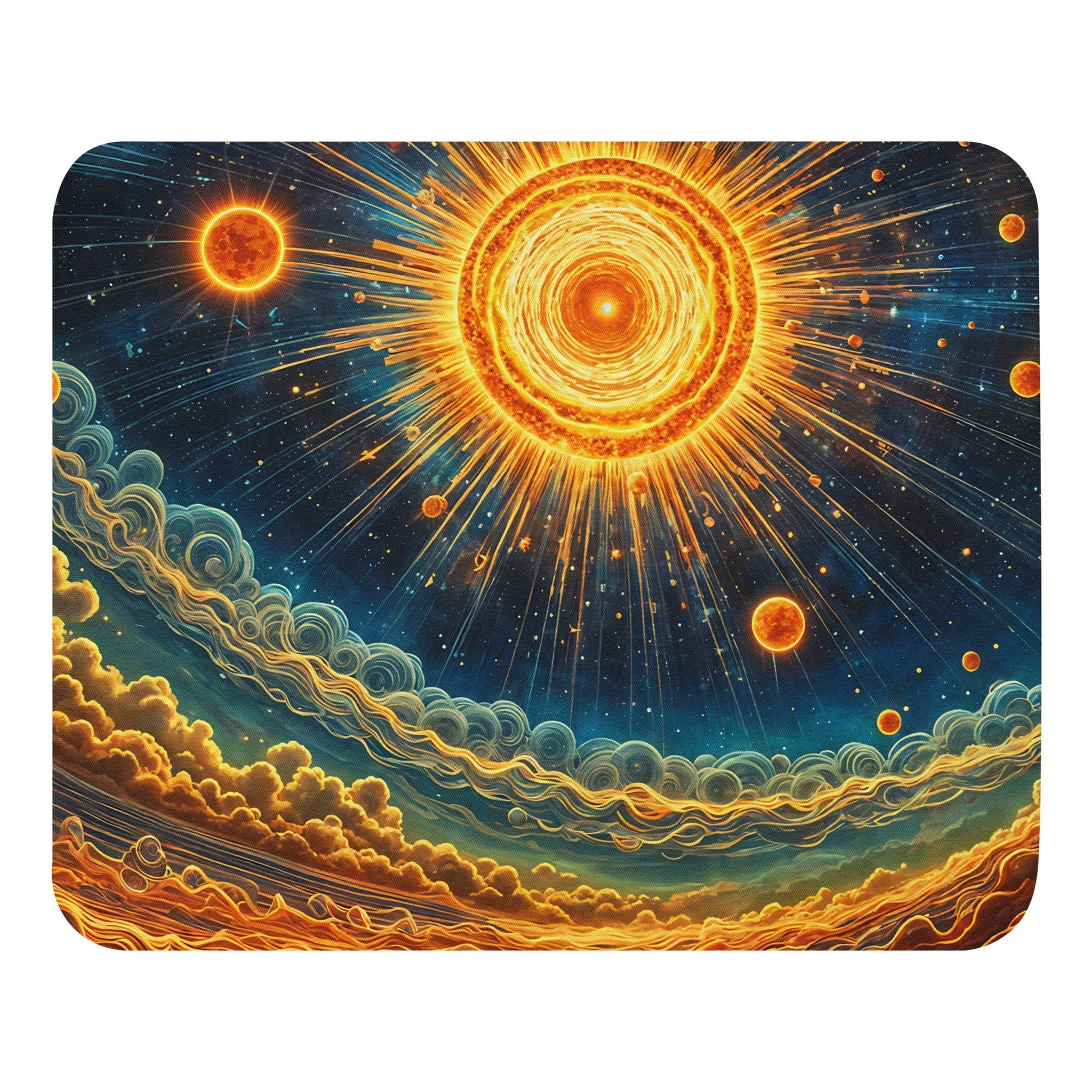 Solar Sun II Mouse Pad - Mouse Pads - Discovery Co.