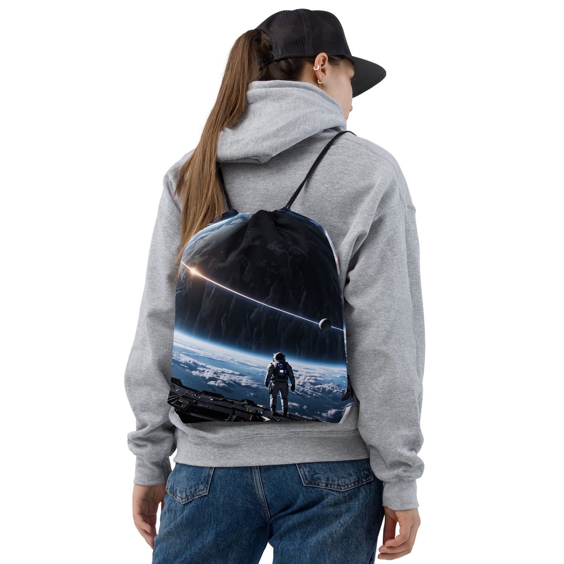 Space II Drawstring Bag - Drawstring Bag - Discovery Co.