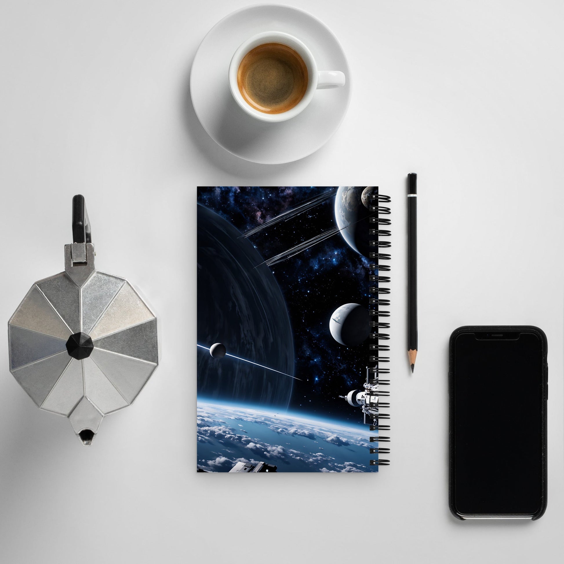 Space IV Spiral Notebook - Spiral Notebooks - Discovery Co.