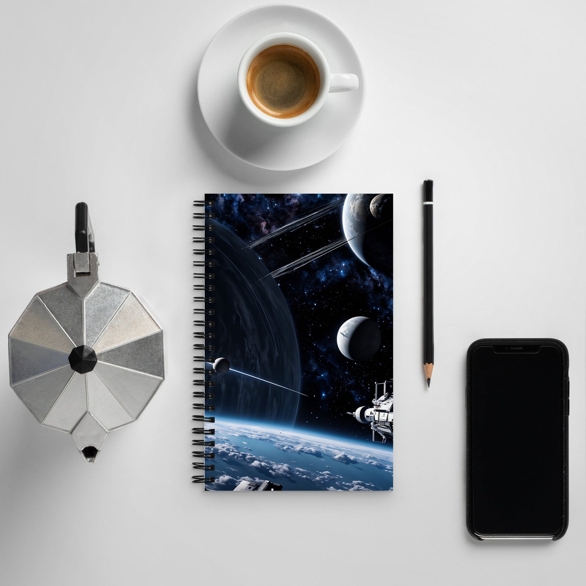 Space IV Spiral Notebook - Spiral Notebooks - Discovery Co.