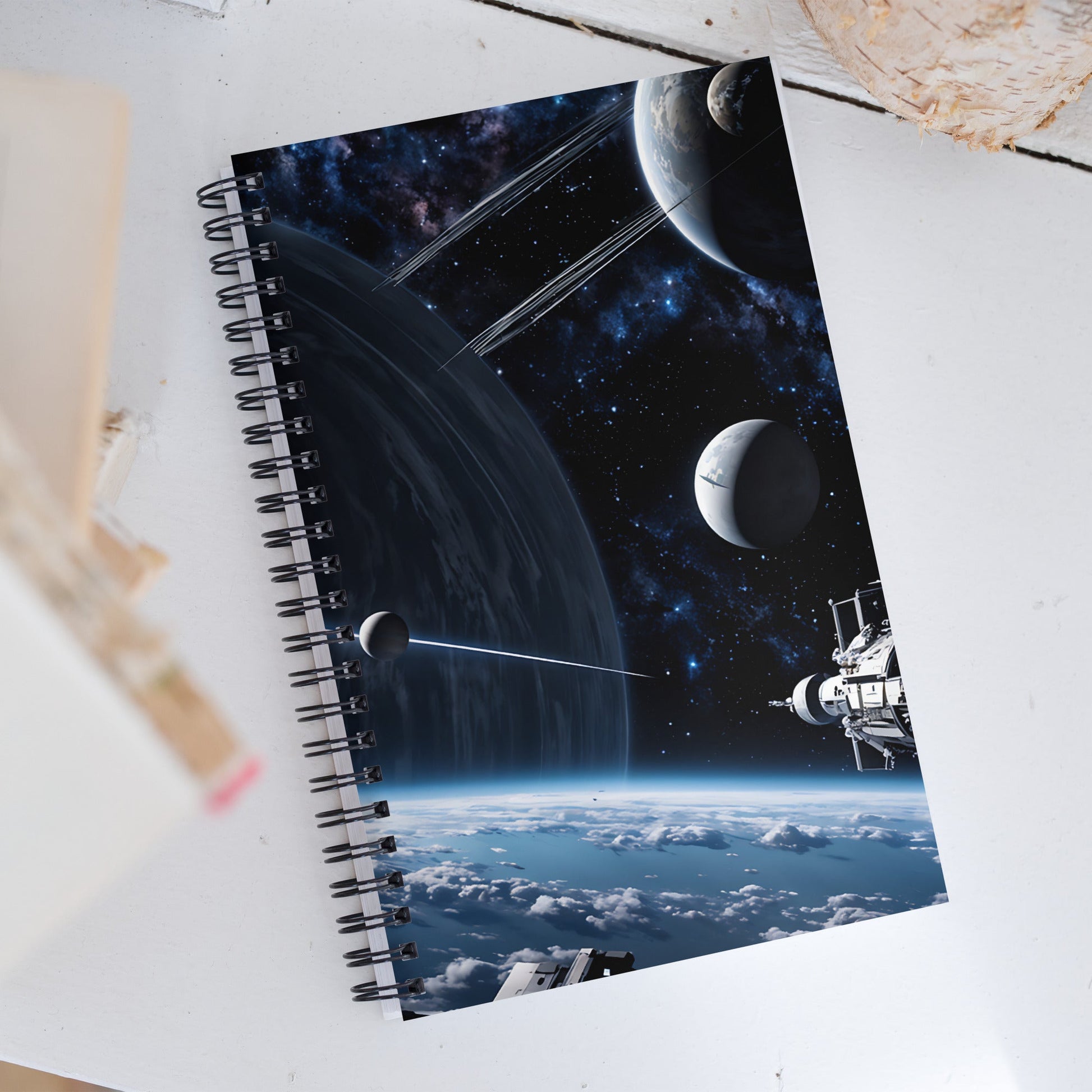 Space IV Spiral Notebook - Spiral Notebooks - Discovery Co.