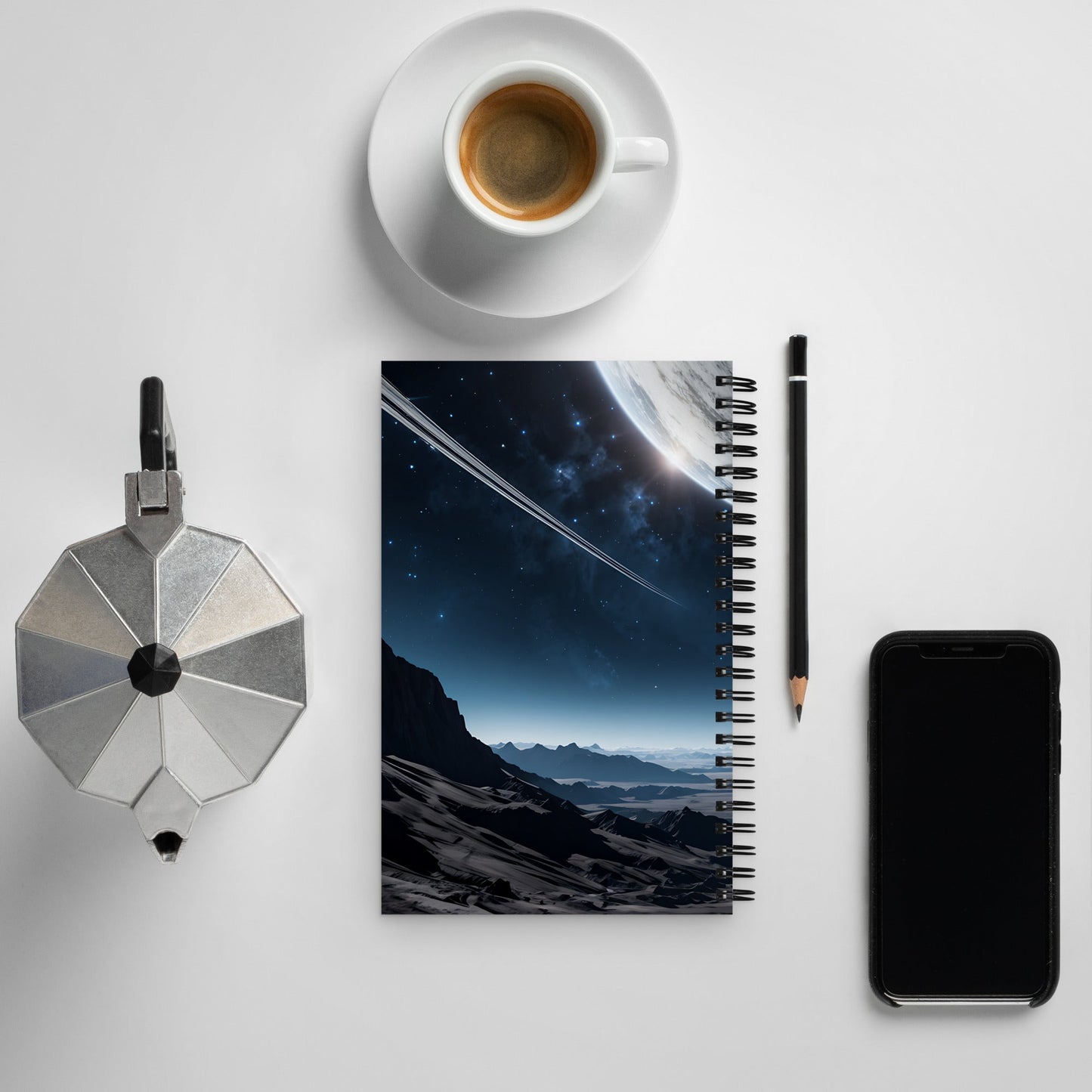 Space Spiral Notebook - Spiral Notebooks - Discovery Co.