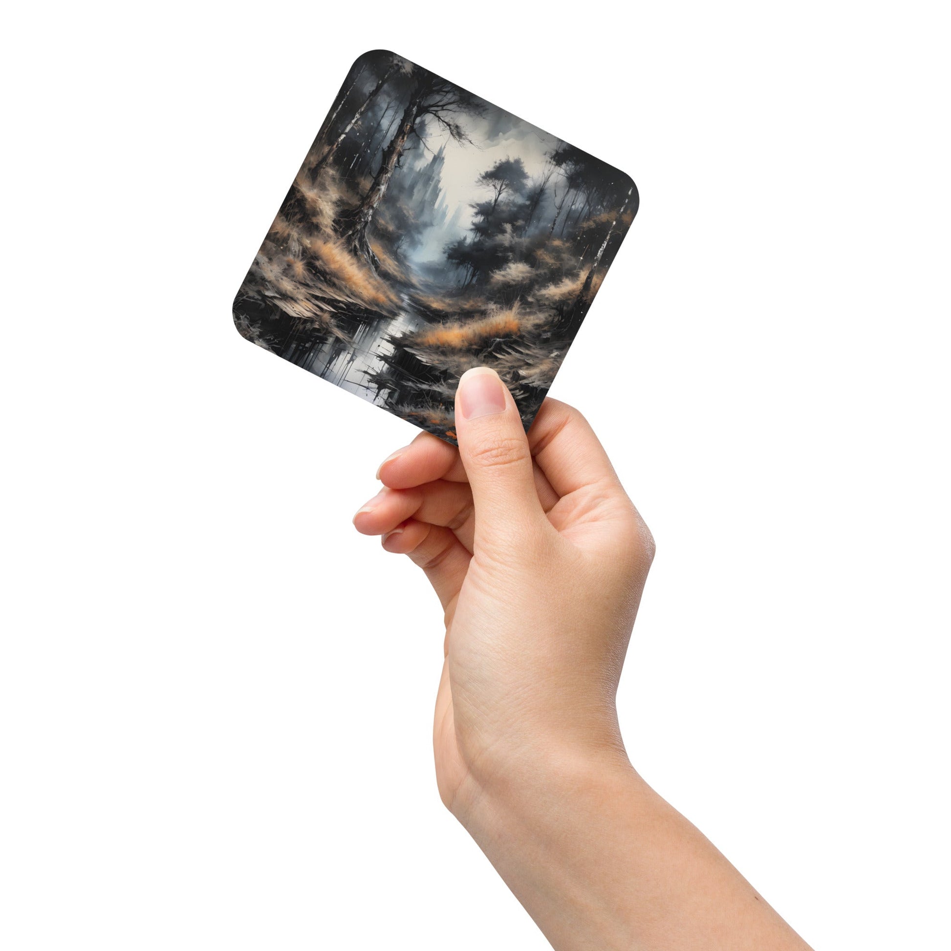 Spooky Forest Cork - Back Coaster - Coasters - Discovery Co.