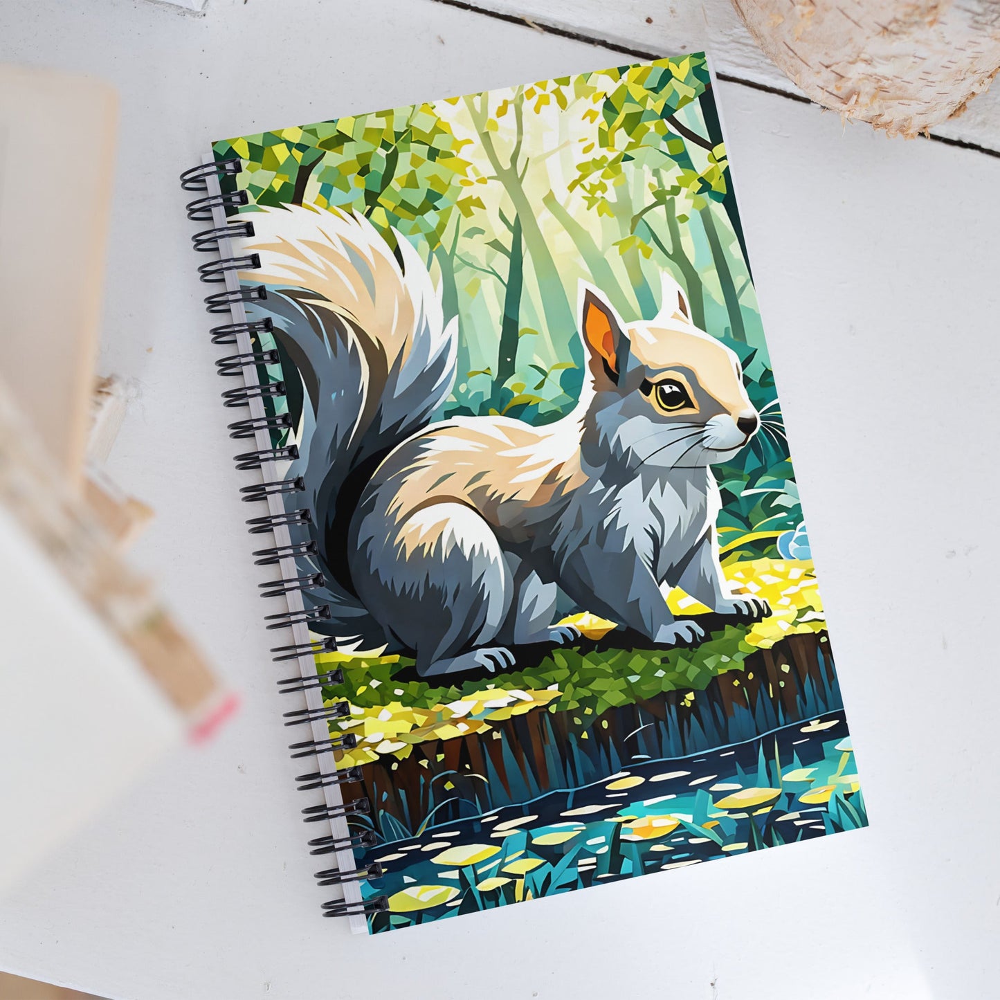 Squirrel Spiral Notebook - Spiral Notebooks - Discovery Co.