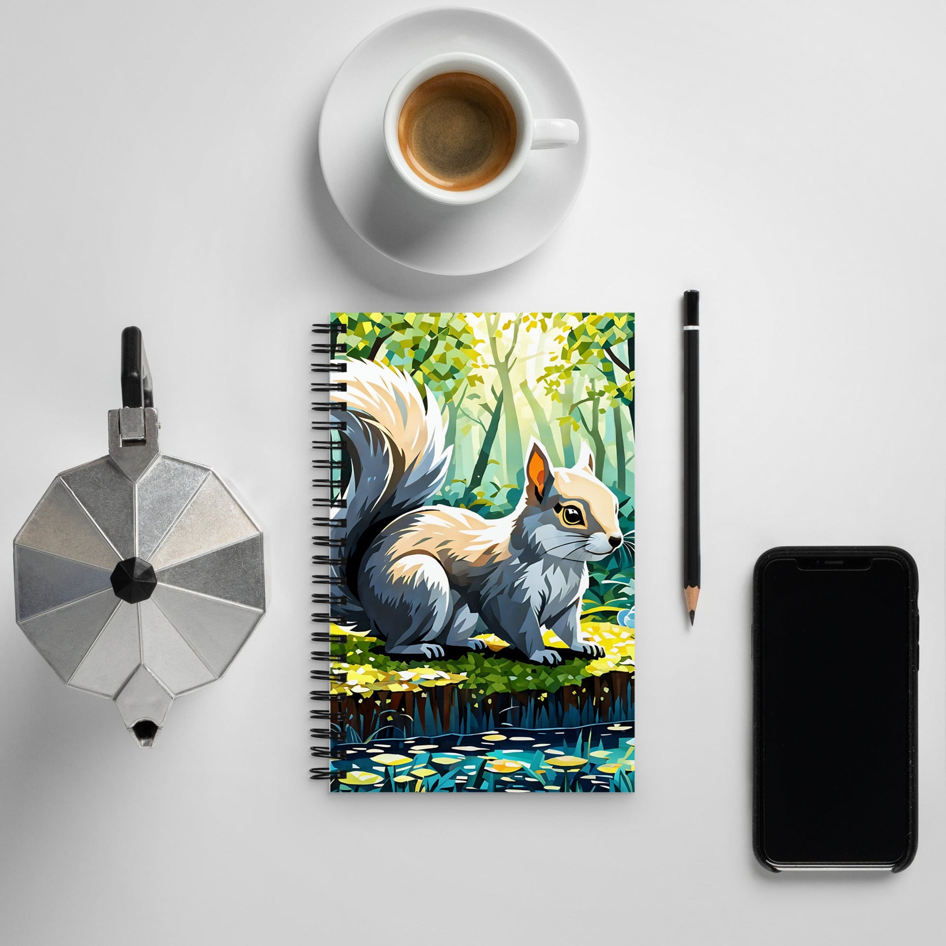 Squirrel Spiral Notebook - Spiral Notebooks - Discovery Co.