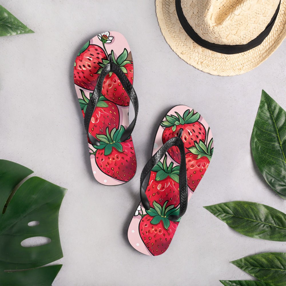 Strawberry Flip-Flops - Footwear - Discovery Co.