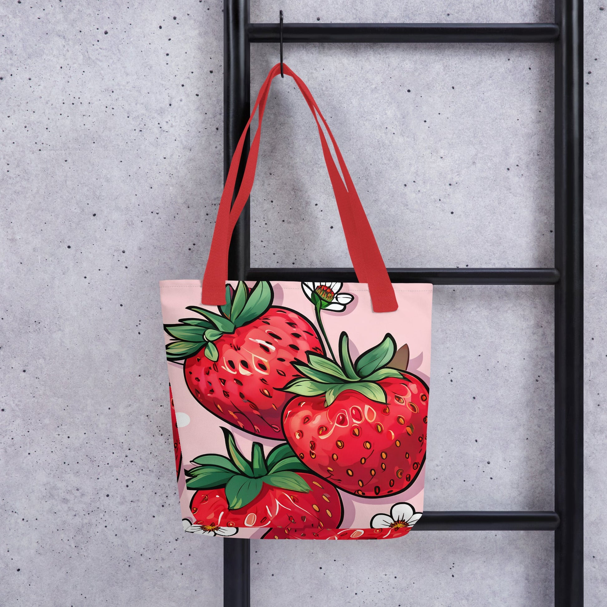 Strawberry Tote Bag - Tote Bags - Discovery Co.