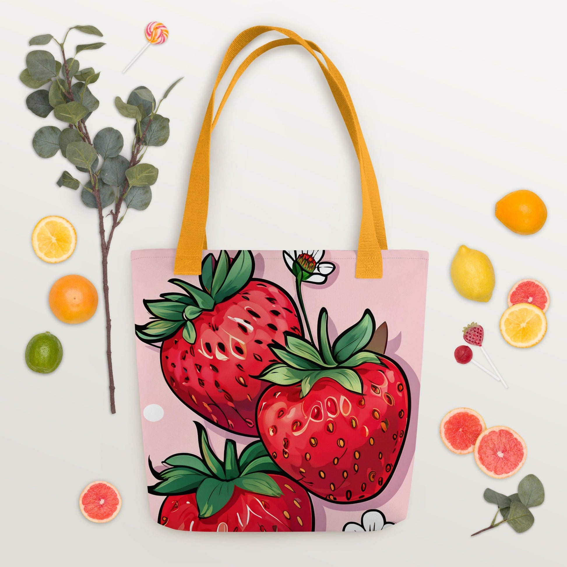 Strawberry Tote Bag - Tote Bags - Discovery Co.