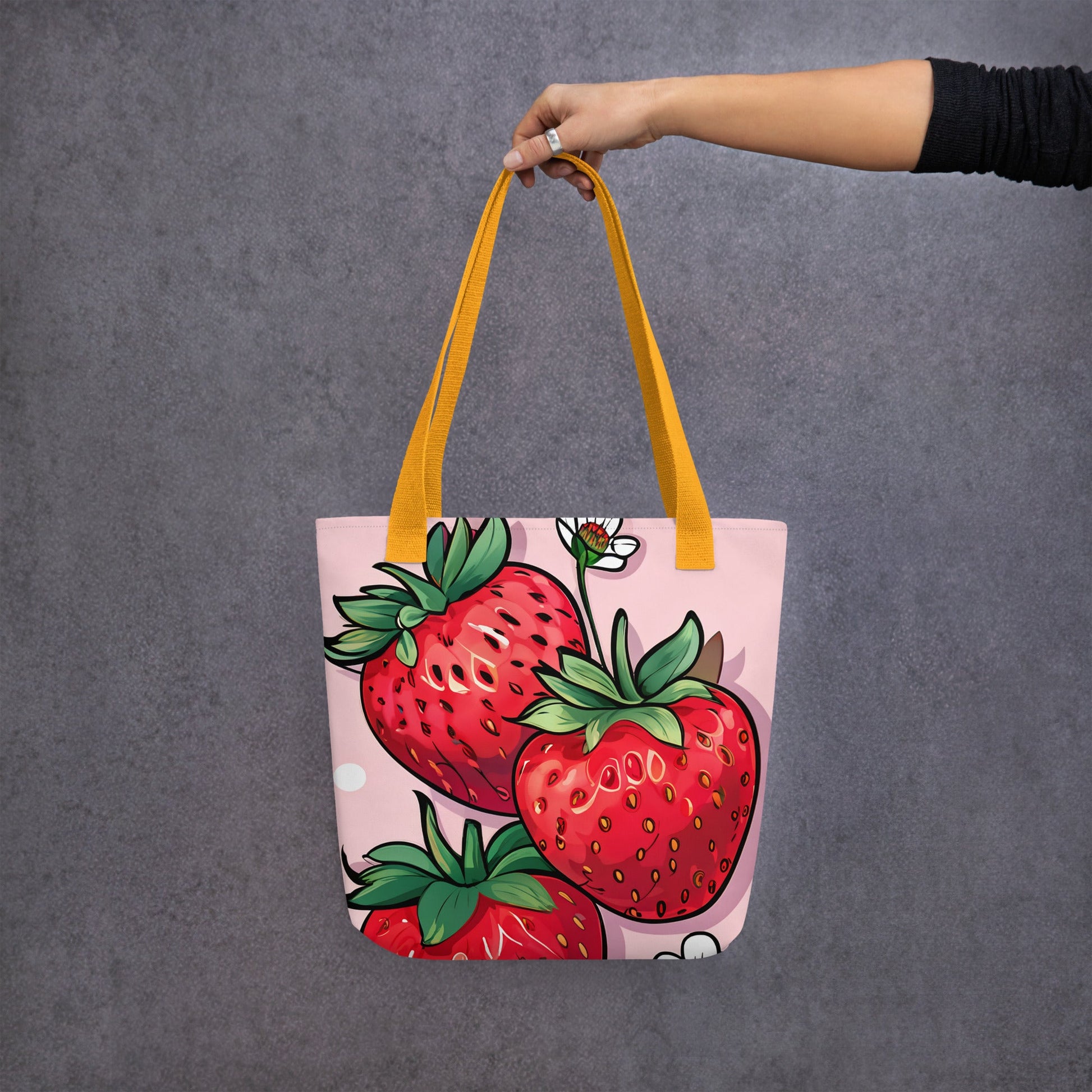 Strawberry Tote Bag - Tote Bags - Discovery Co.