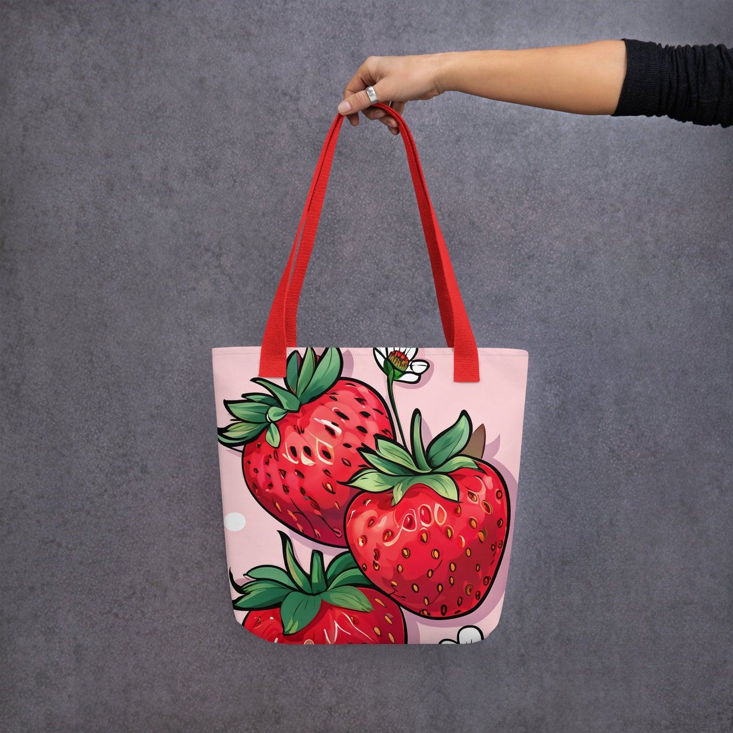 Strawberry Tote Bag - Tote Bags - Discovery Co.