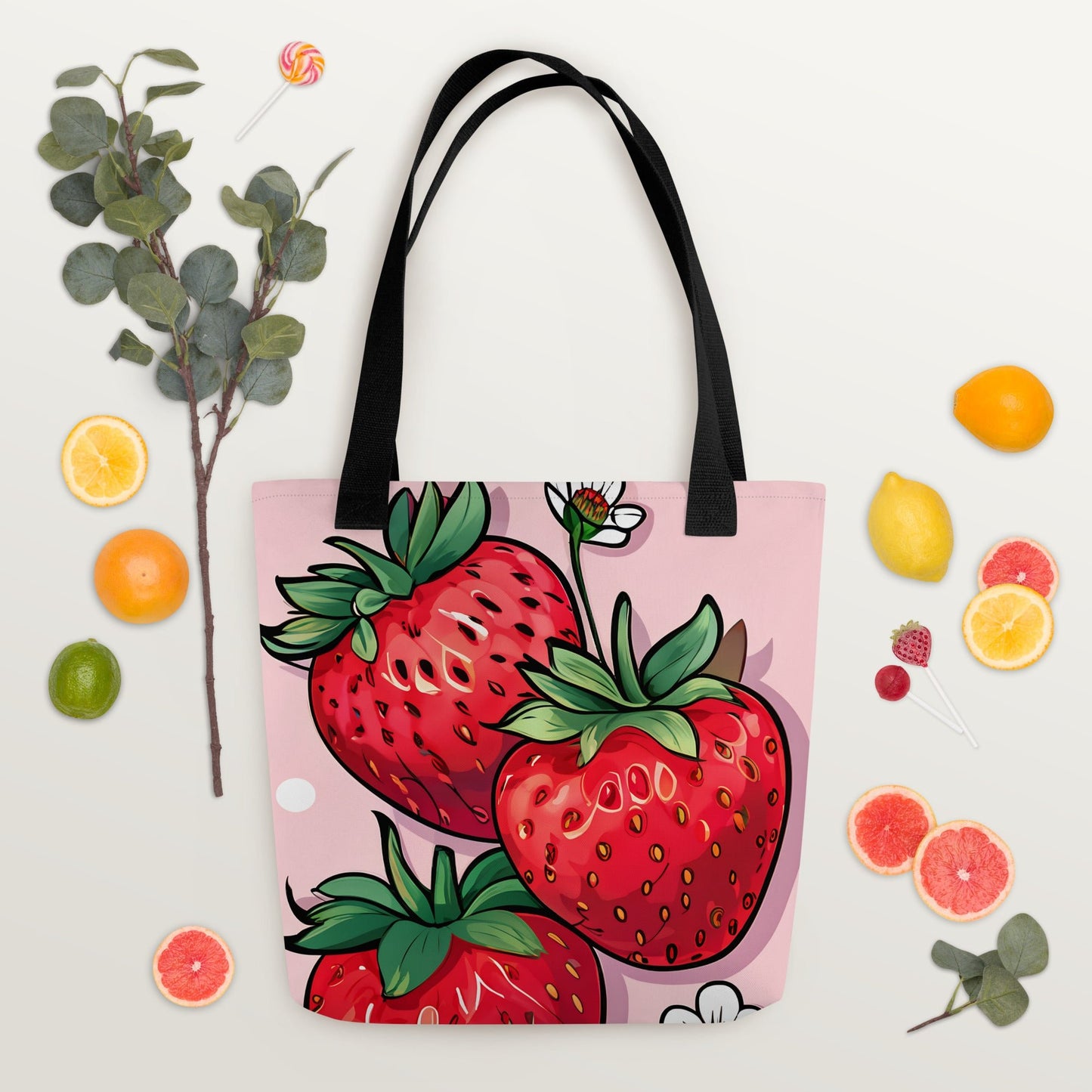 Strawberry Tote Bag - Tote Bags - Discovery Co.