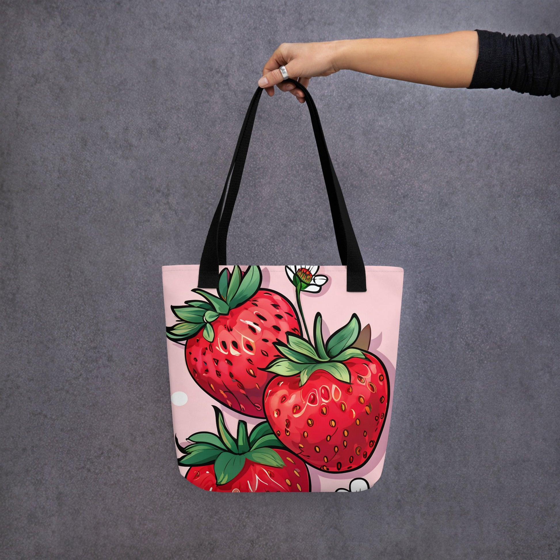 Strawberry Tote Bag - Tote Bags - Discovery Co.