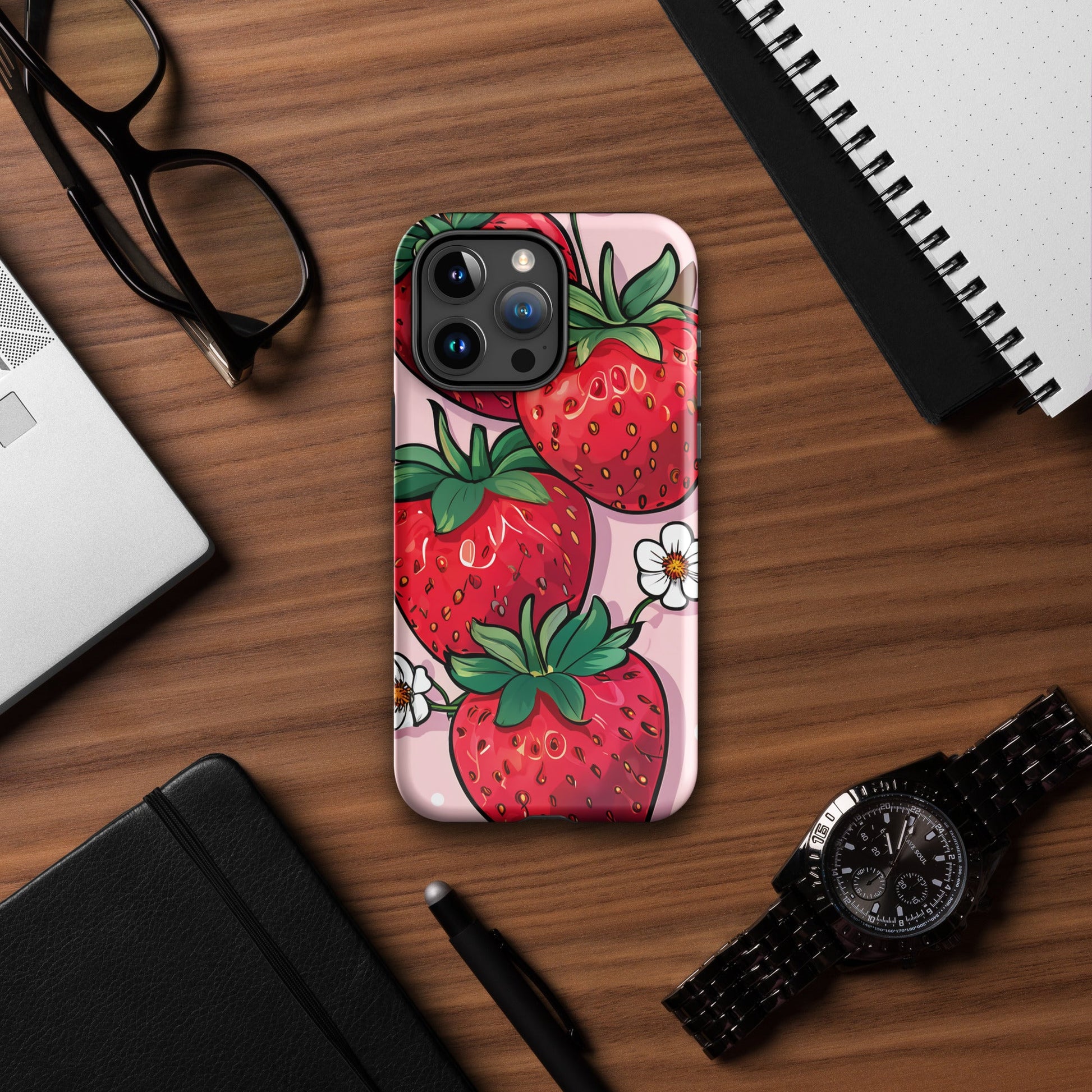 Strawberry Tough Case For iPhone® - Phone Case - Discovery Co.