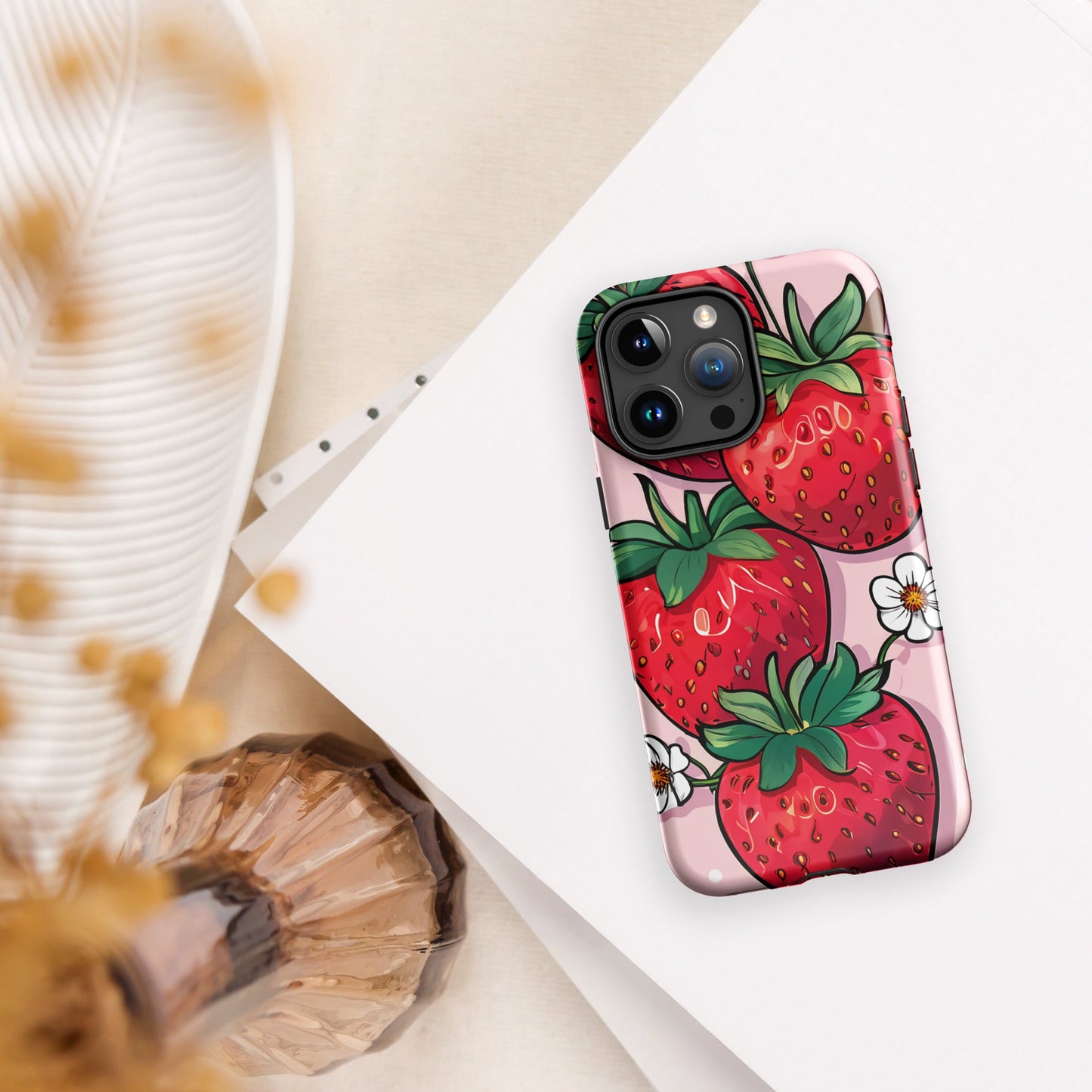 Strawberry Tough Case For iPhone® - Phone Case - Discovery Co.