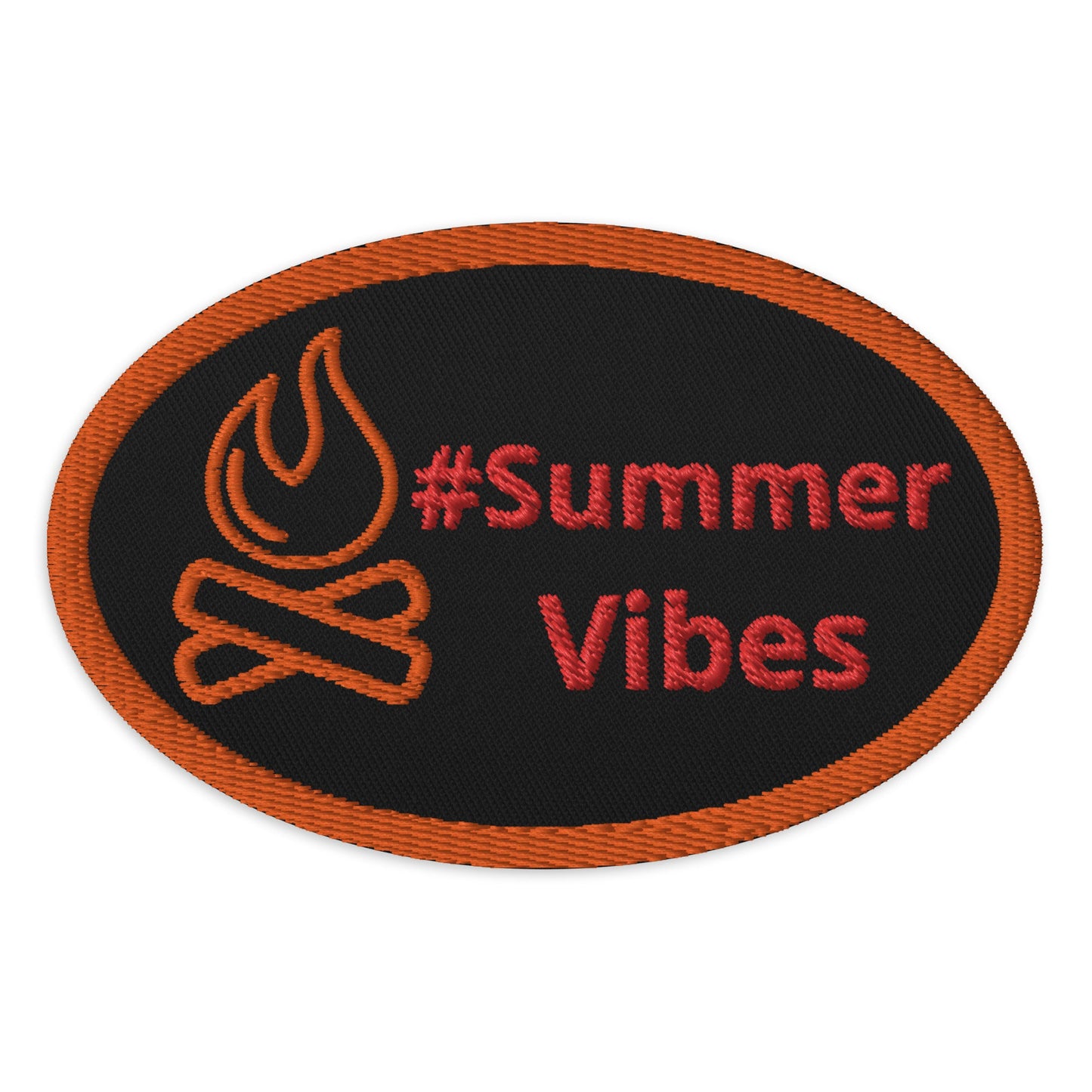 #Summer Vibes With Campfire Embroidered Patches - Embroidered Patches - Discovery Co.