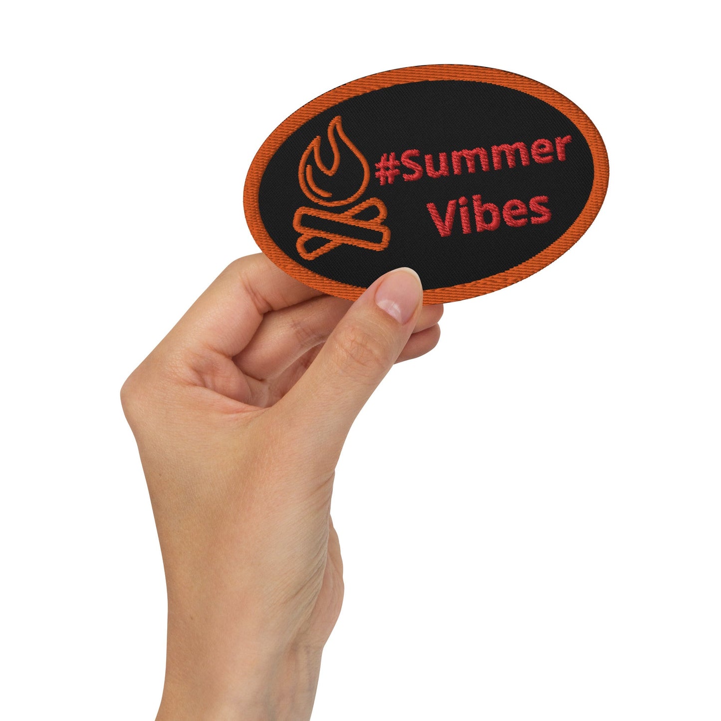 #Summer Vibes With Campfire Embroidered Patches - Embroidered Patches - Discovery Co.