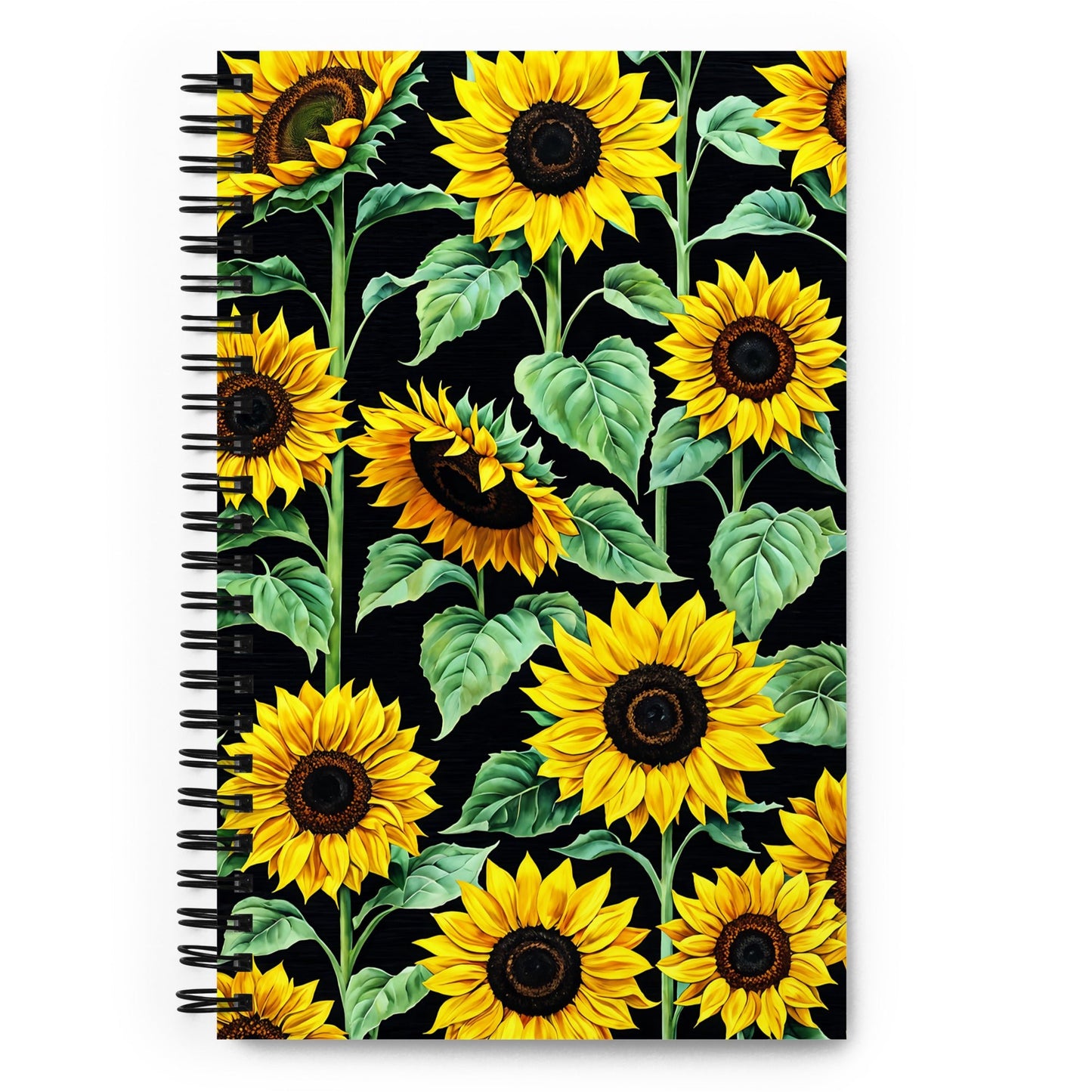 Sun Flowers Spiral Notebook - Spiral Notebooks - Discovery Co.