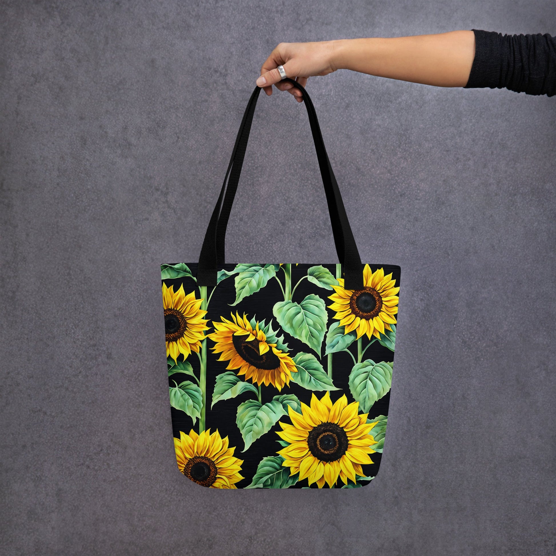 Sun Flowers Tote Bag - Tote Bags - Discovery Co.