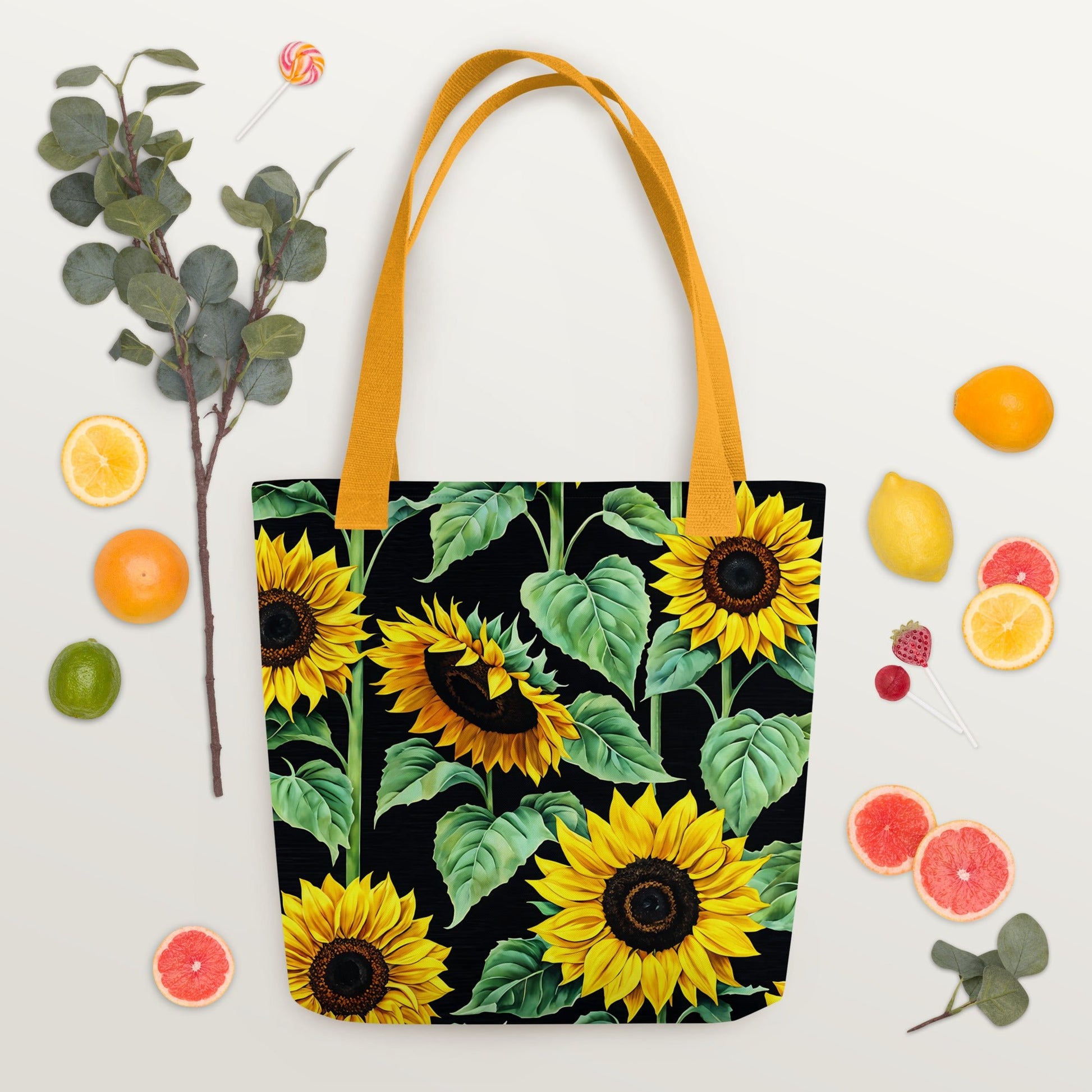 Sun Flowers Tote Bag - Tote Bags - Discovery Co.