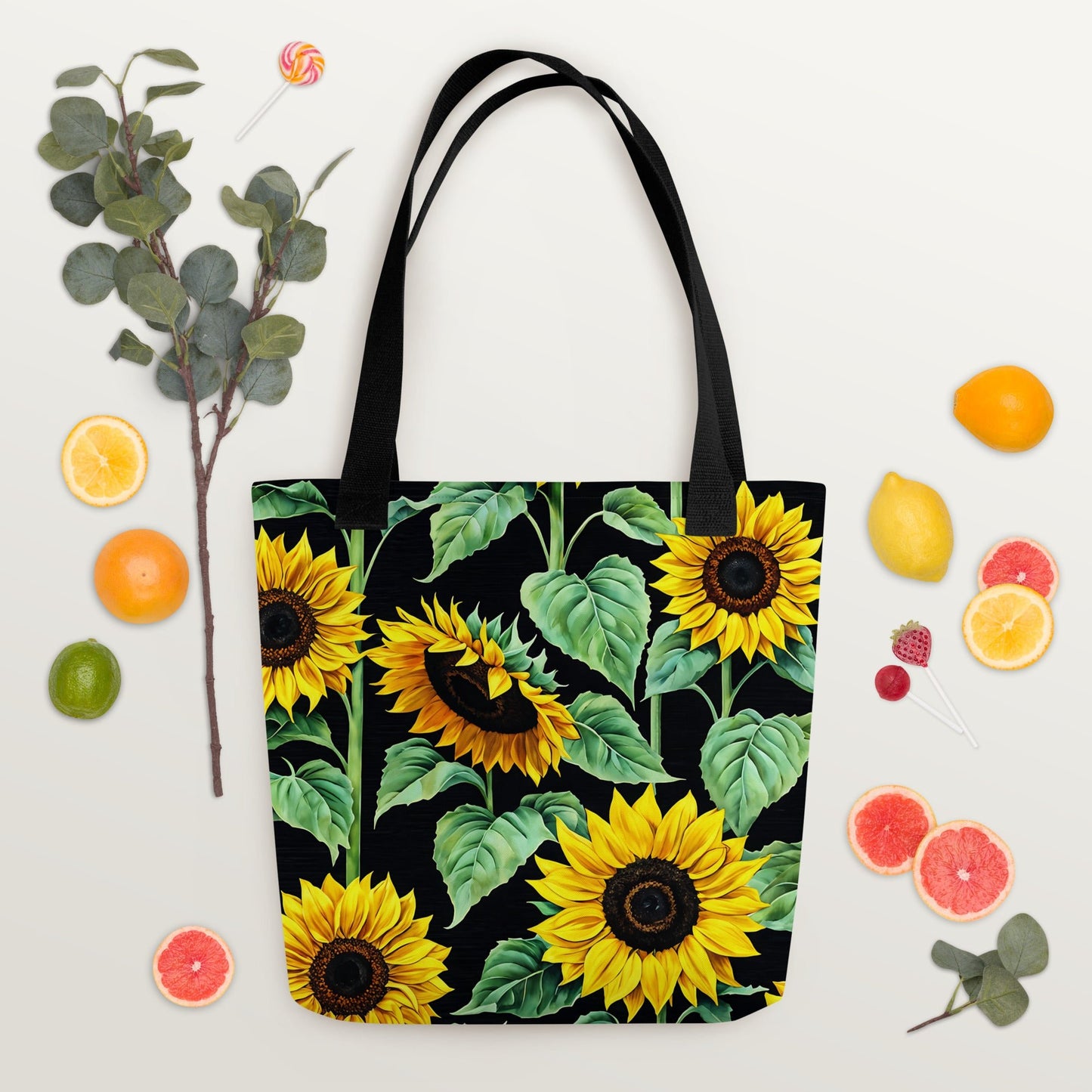 Sun Flowers Tote Bag - Tote Bags - Discovery Co.