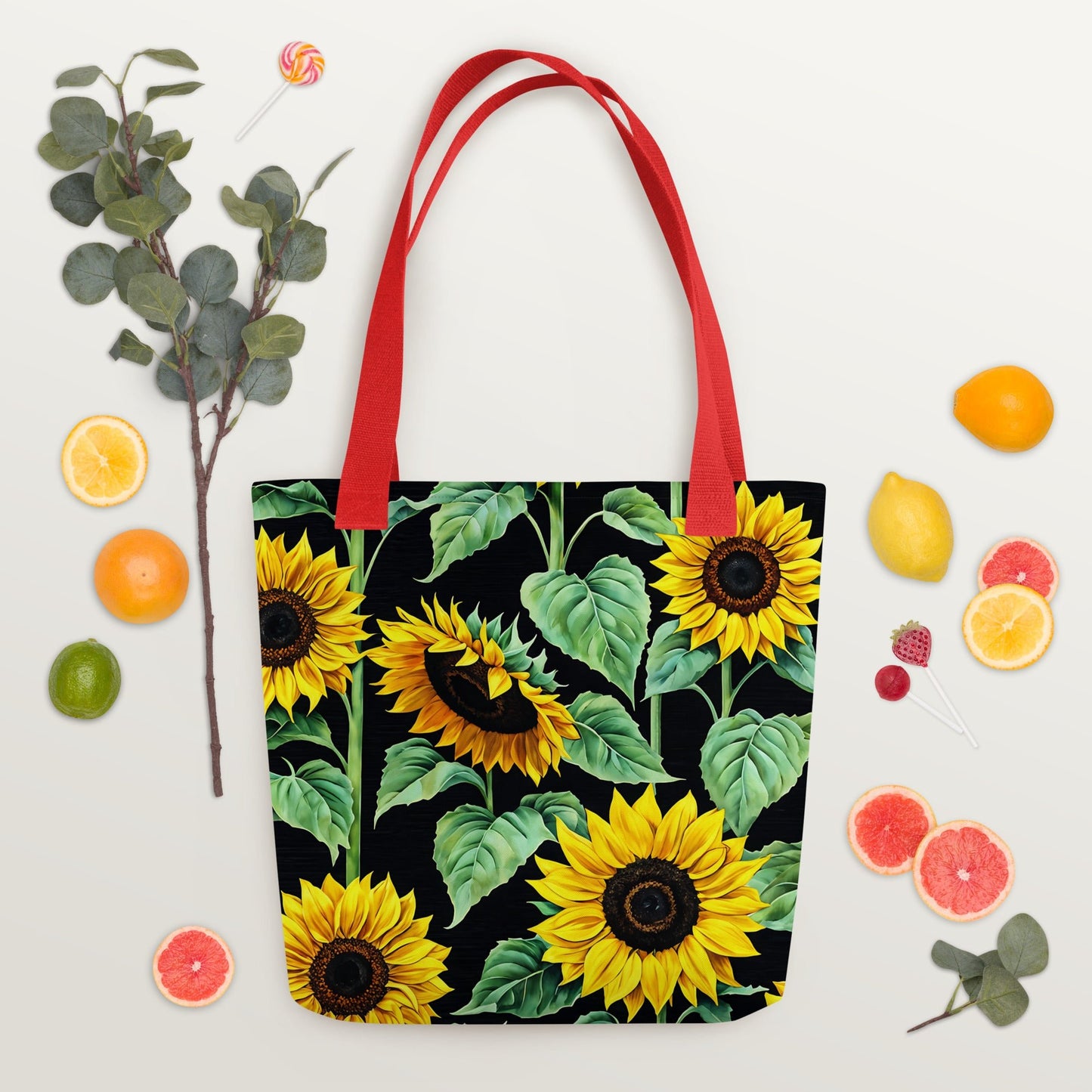 Sun Flowers Tote Bag - Tote Bags - Discovery Co.