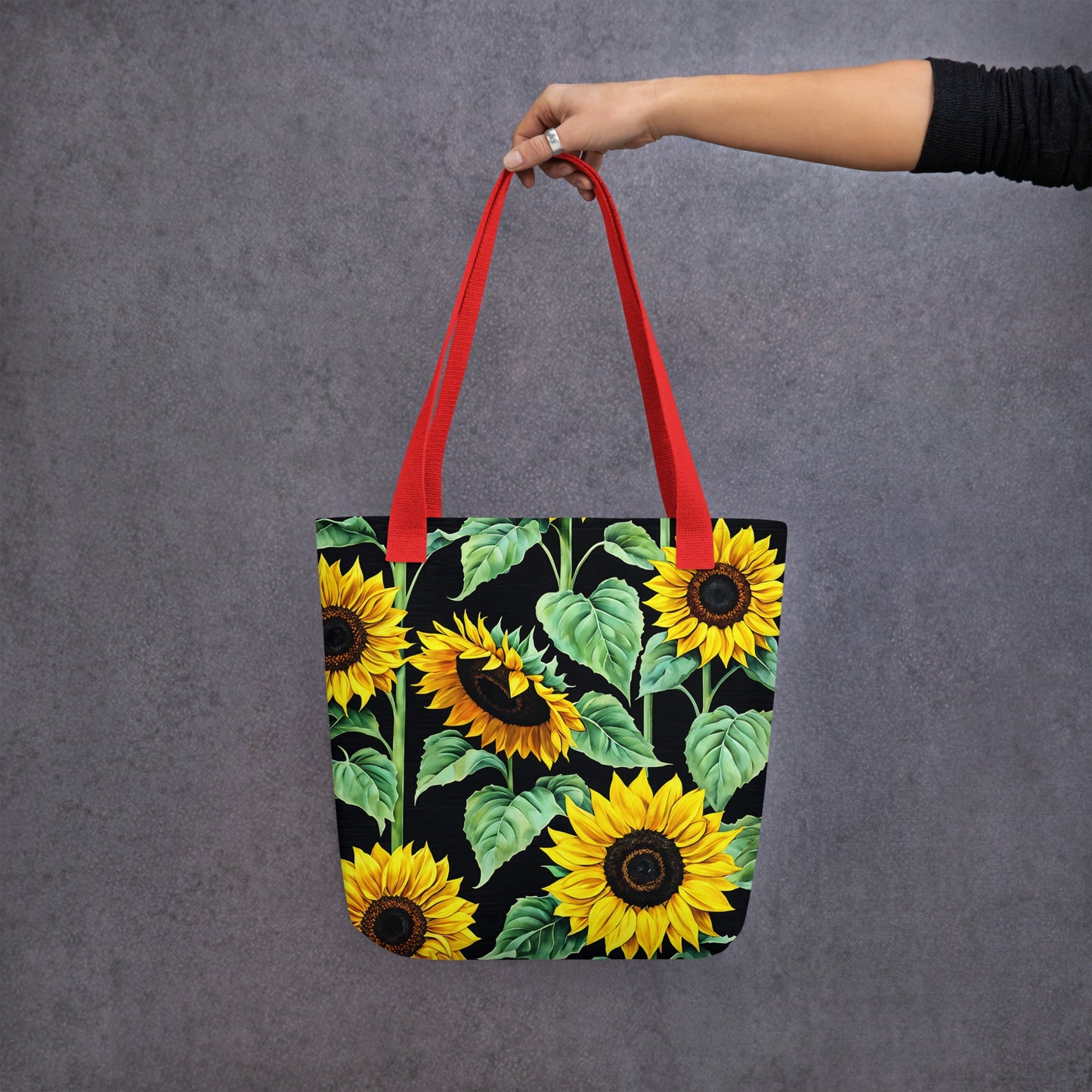 Sun Flowers Tote Bag - Tote Bags - Discovery Co.