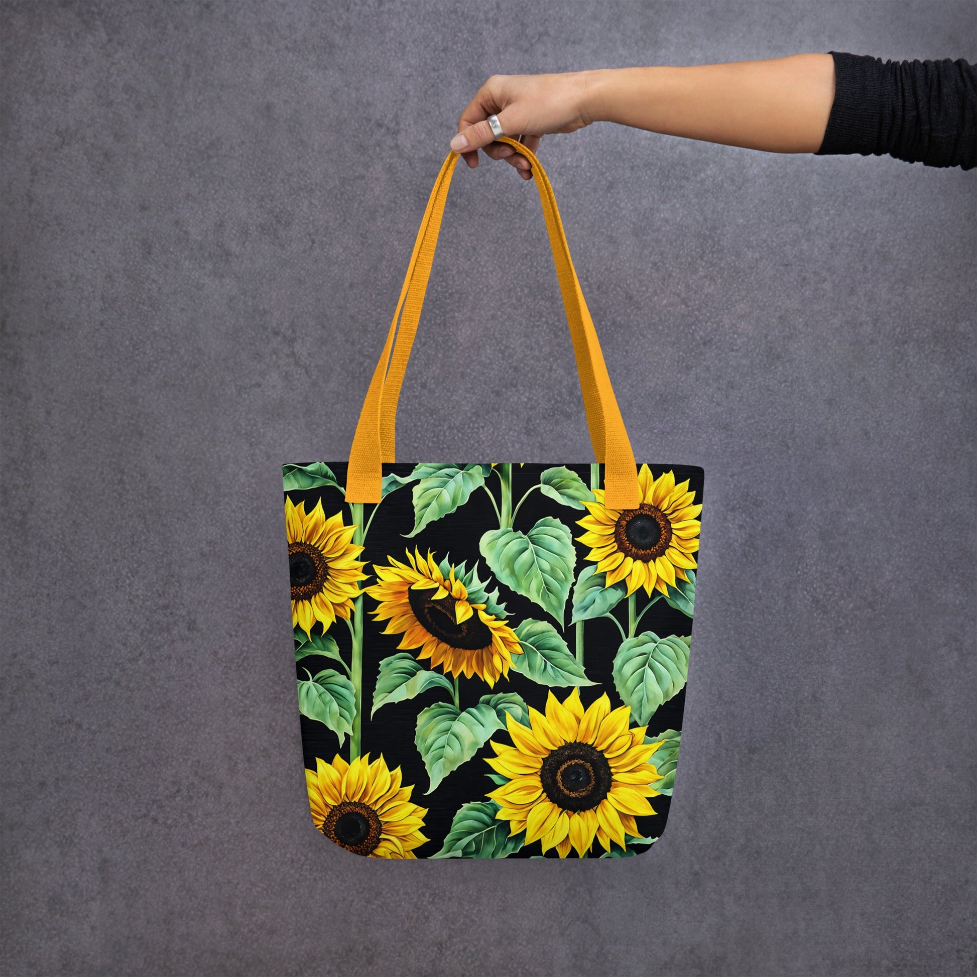 Sun Flowers Tote Bag - Tote Bags - Discovery Co.