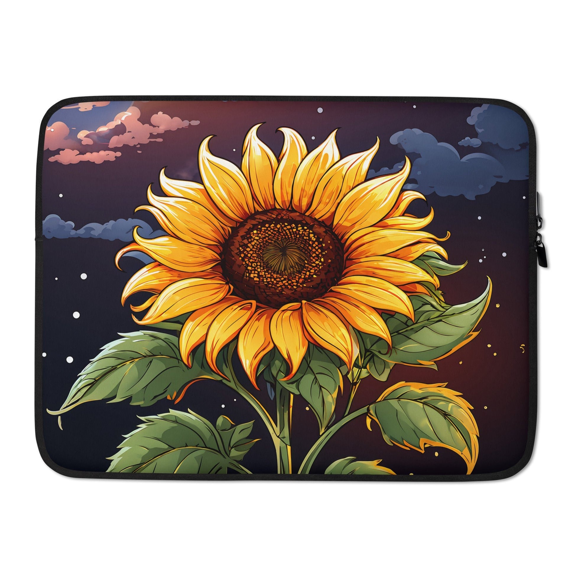 Sunflower At Night Laptop Sleeve - Laptop Cases - Discovery Co.