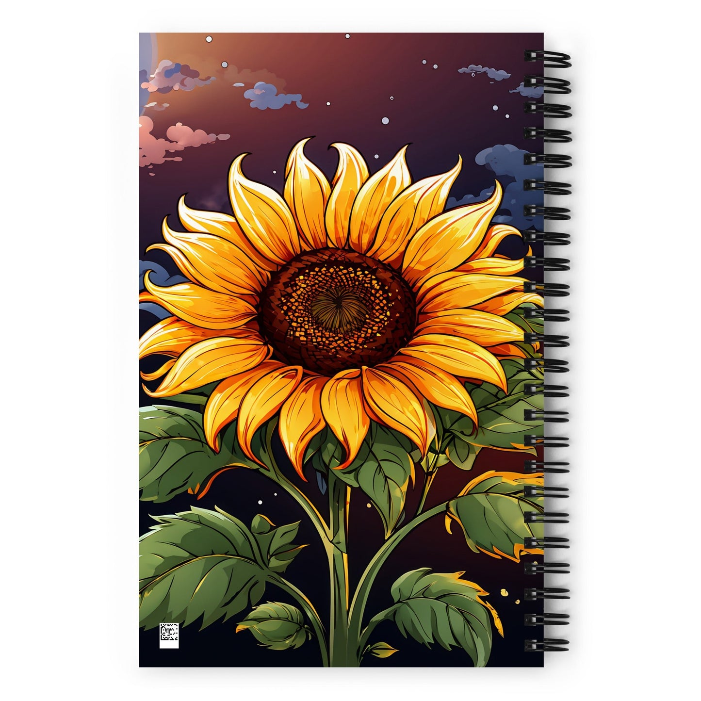 Sunflower At Night Spiral Notebook - Discovery Co.