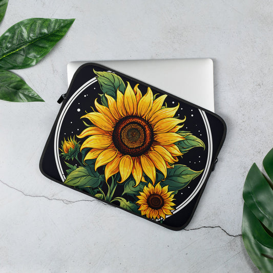 Sunflower Laptop Sleeve - Laptop Cases - Discovery Co.