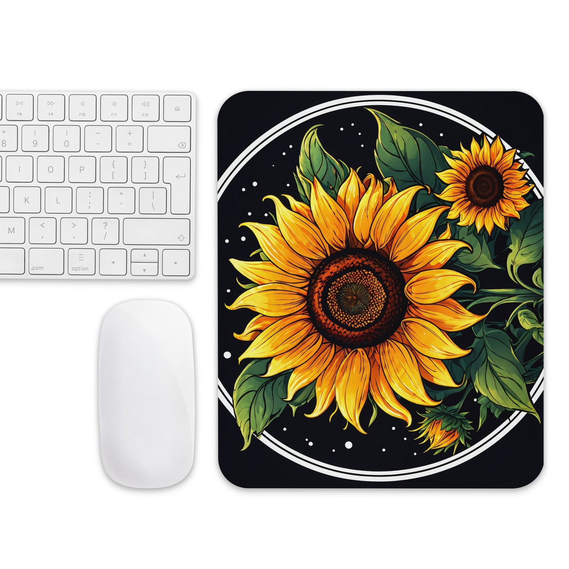 Sunflower Mouse Pad - Mouse Pads - Discovery Co.