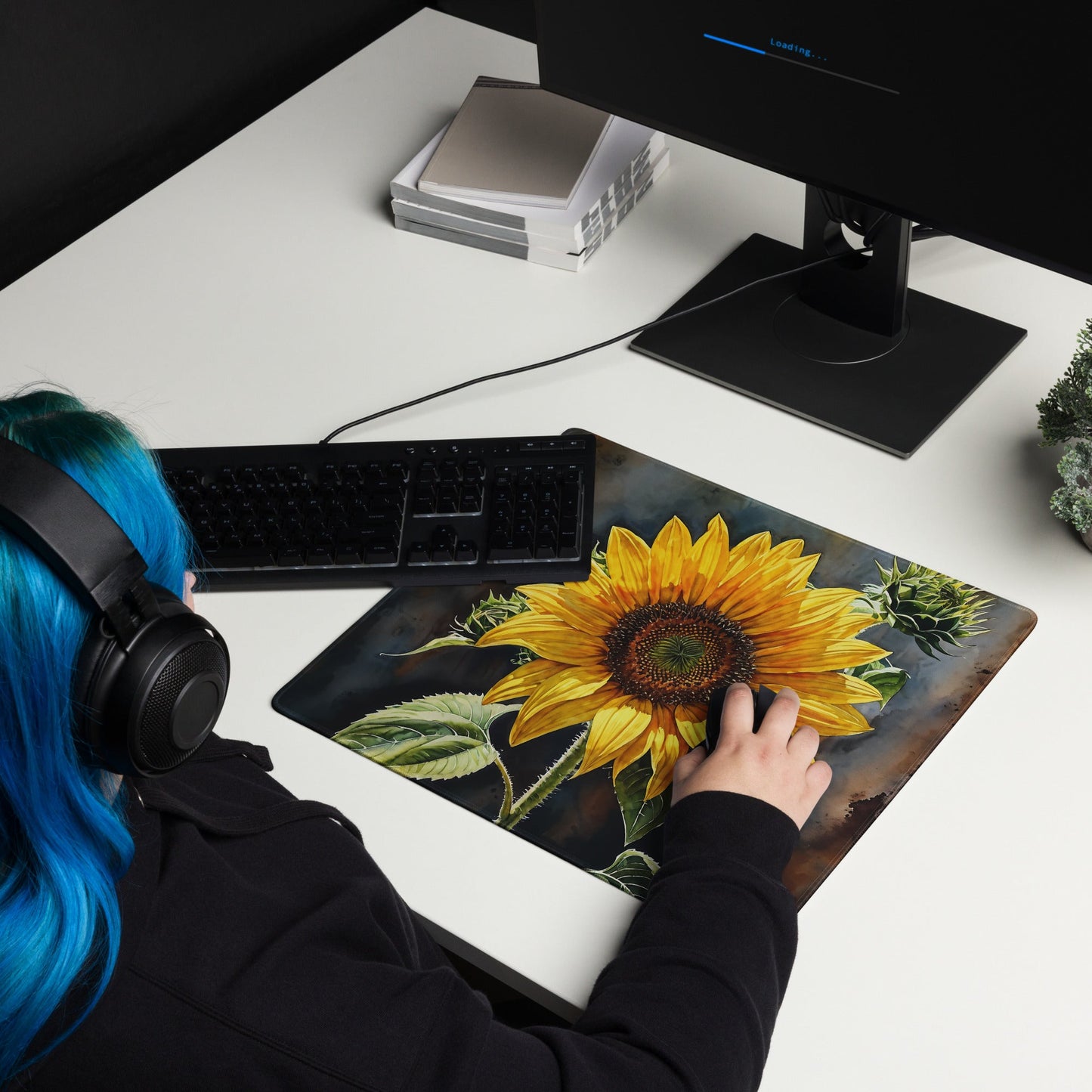 Sunflower Painting Gaming Mouse Pad - Mouse Pads - Discovery Co.