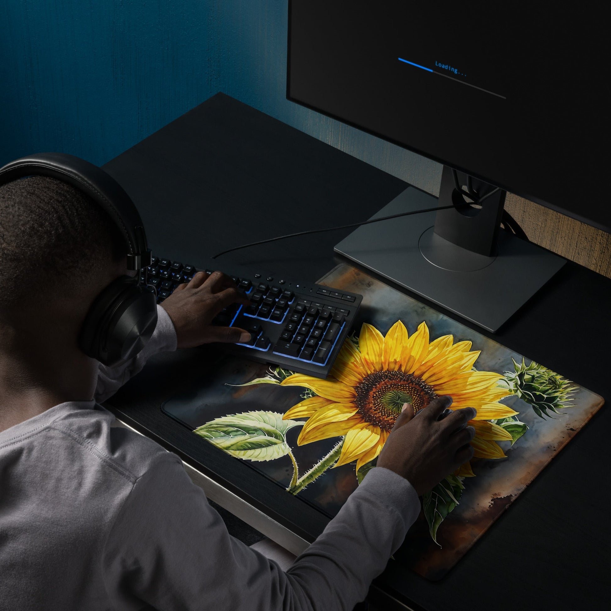 Sunflower Painting Gaming Mouse Pad - Mouse Pads - Discovery Co.