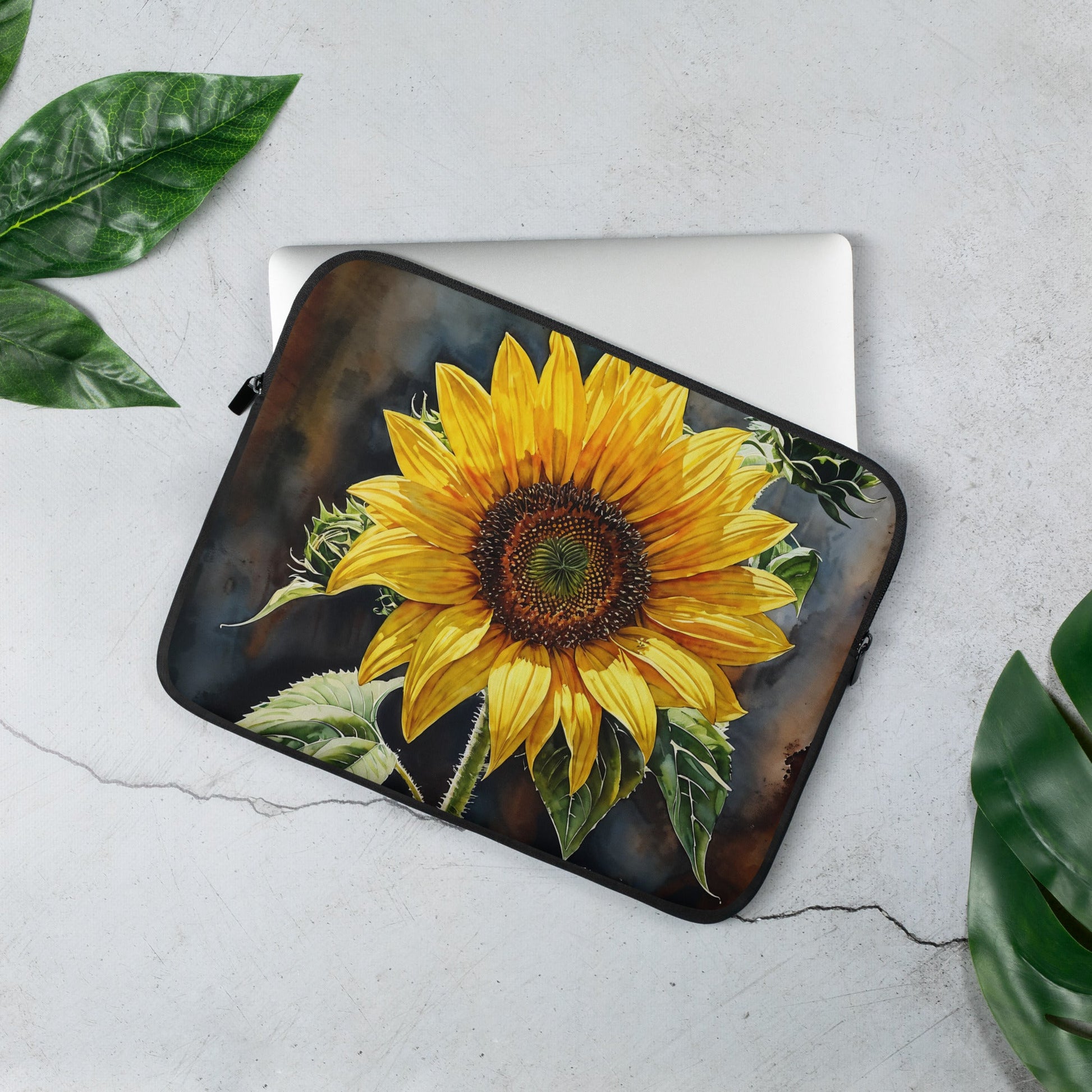 Sunflower Painting Laptop Sleeve - Laptop Cases - Discovery Co.