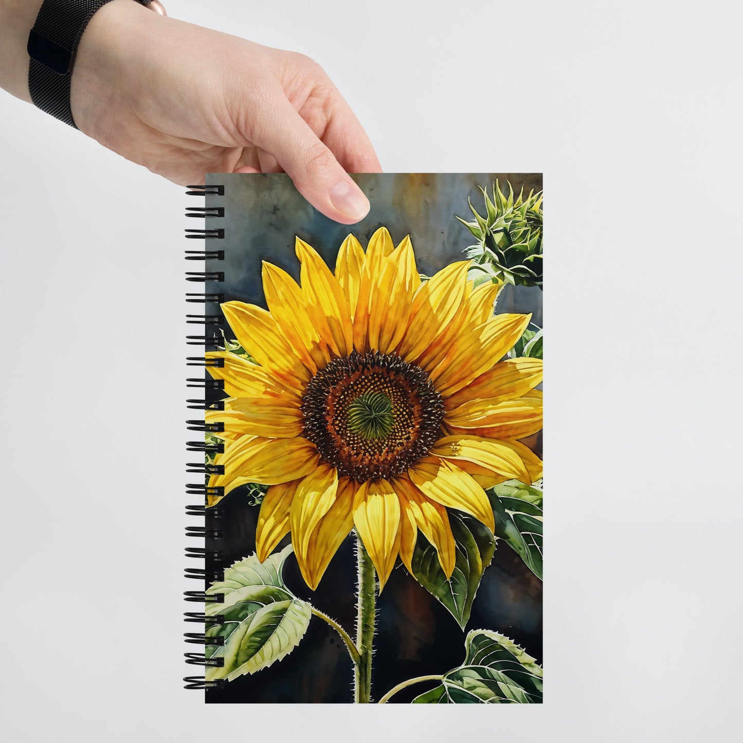 Sunflower Painting Spiral Notebook - Discovery Co.