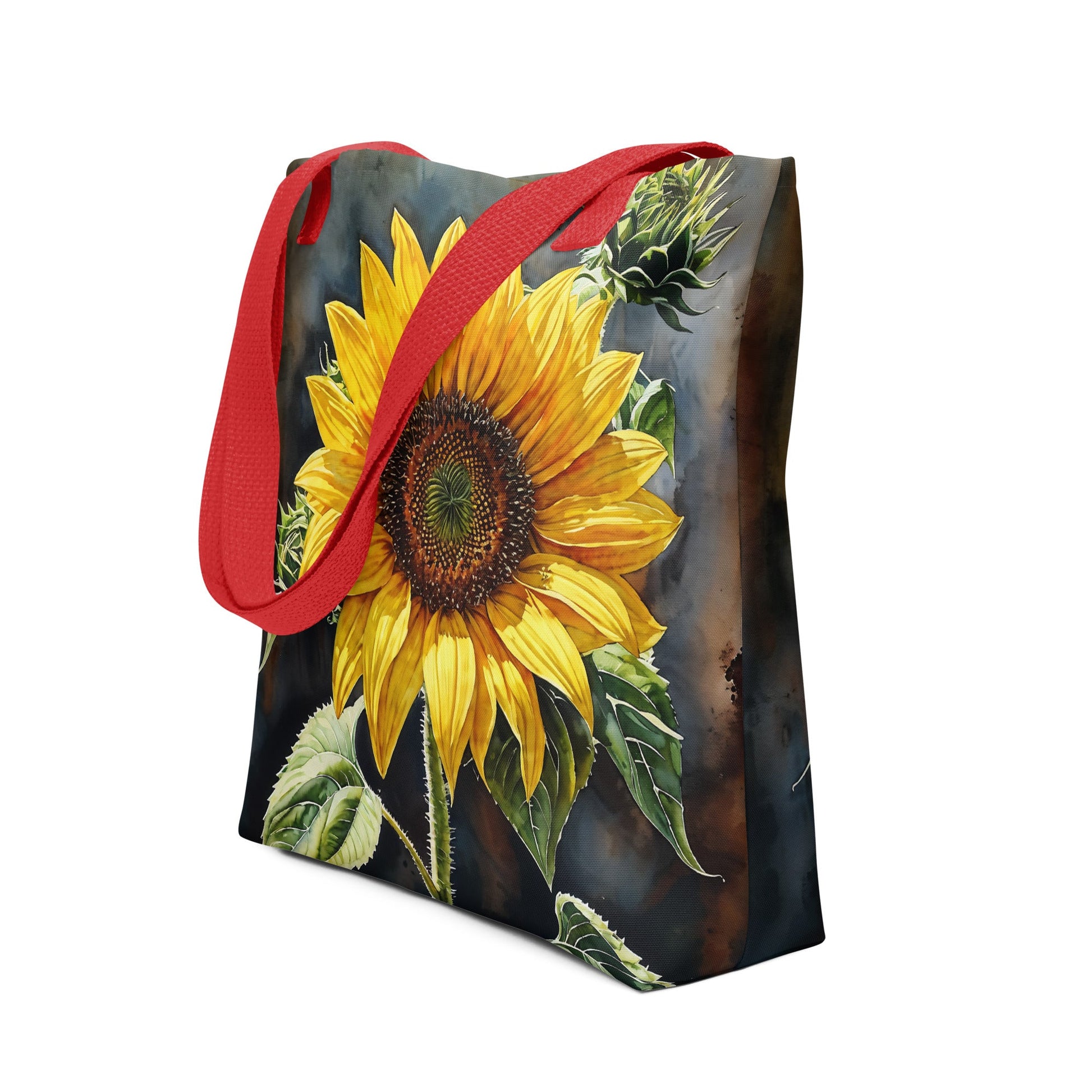 Sunflower Painting Tote Bag - Tote Bags - Discovery Co.