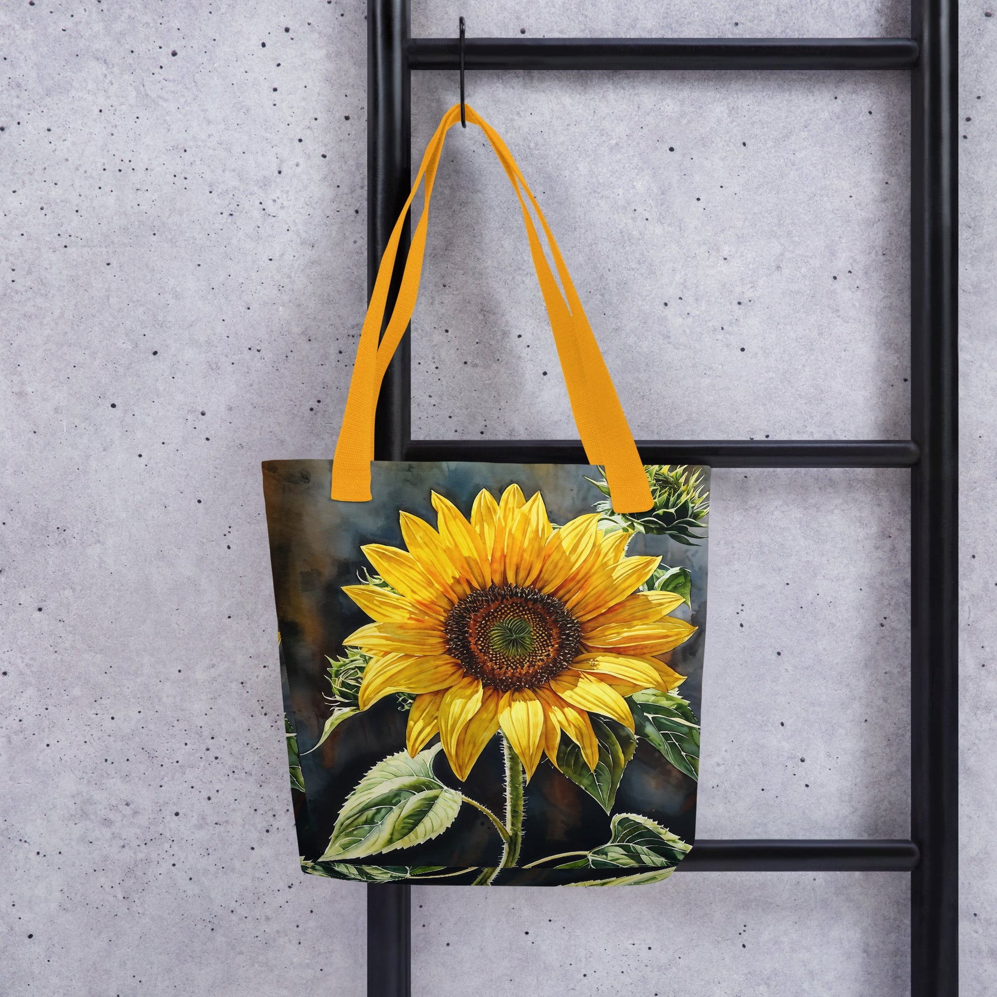 Sunflower Painting Tote Bag - Tote Bags - Discovery Co.