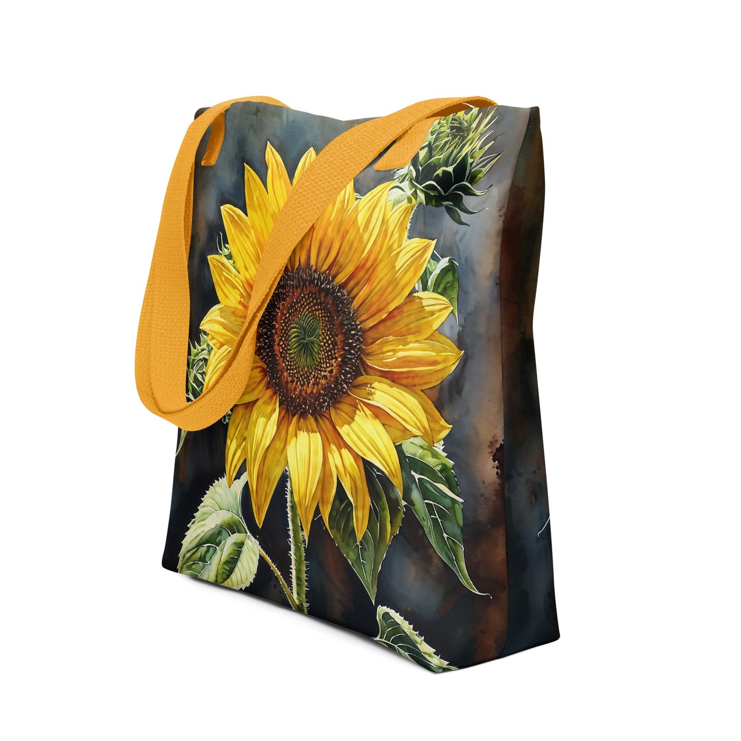 Sunflower Painting Tote Bag - Tote Bags - Discovery Co.