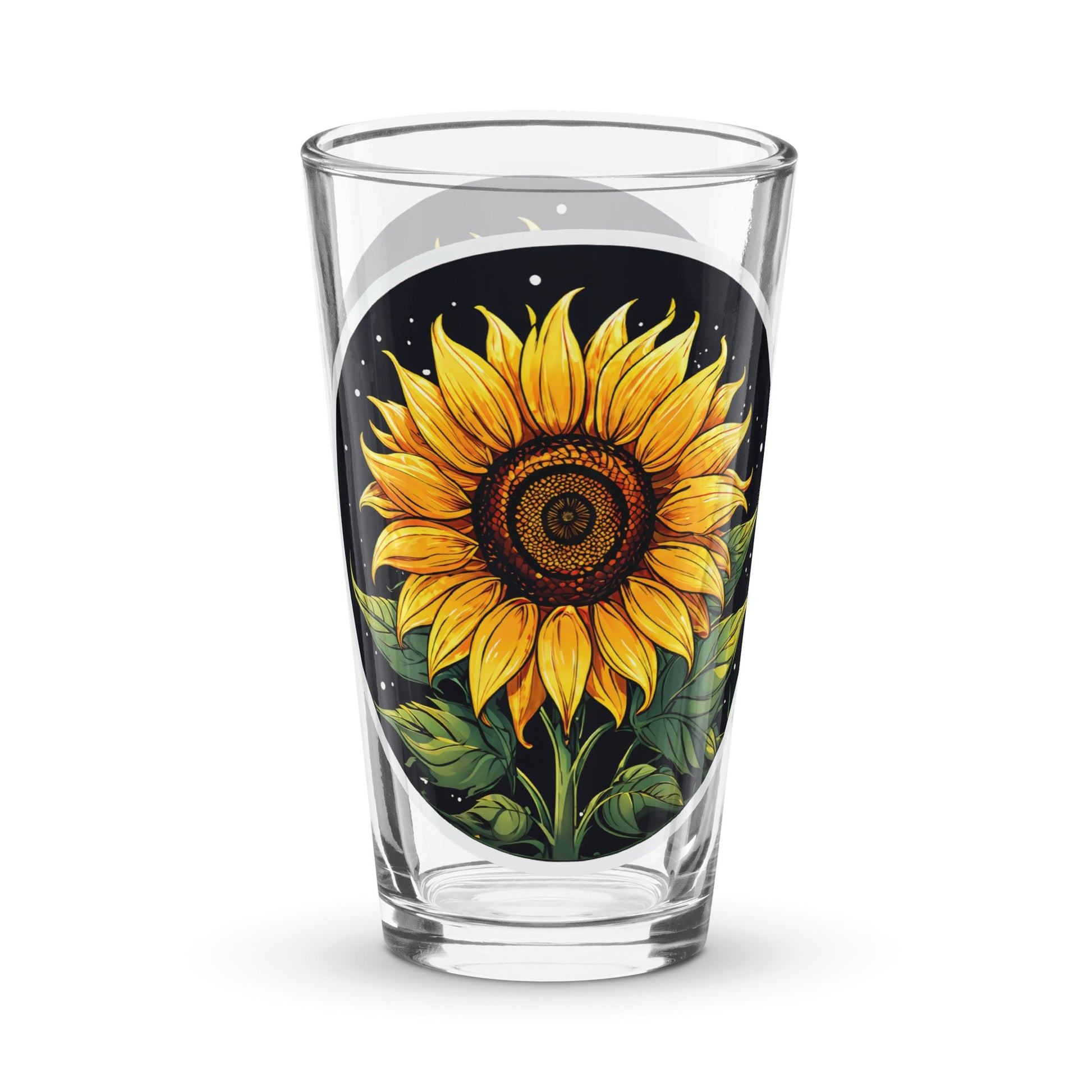 Sunflower Pint Glass (16 oz) - Beer Glass - Discovery Co.