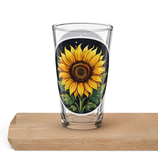 Sunflower Pint Glass - Beer Glass - Discovery Co.