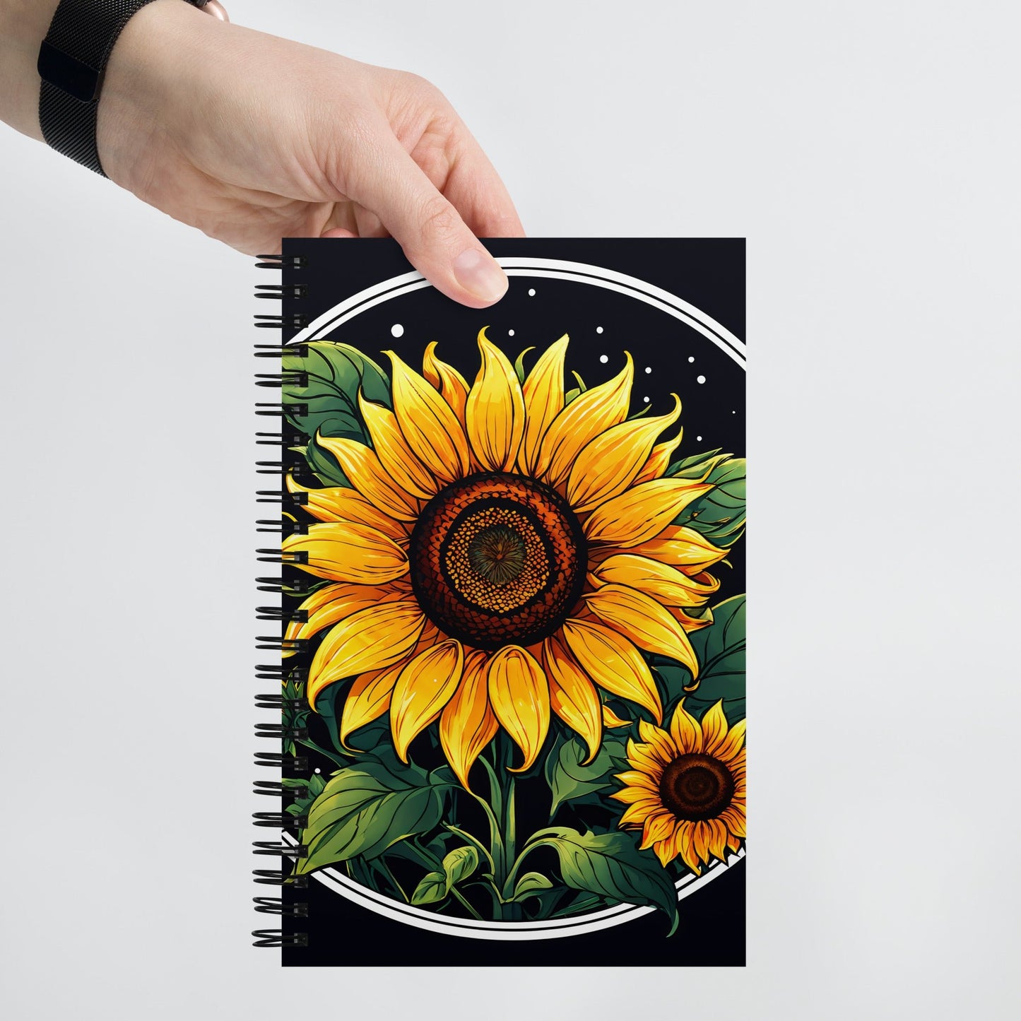 Sunflower Spiral Notebook - Discovery Co.