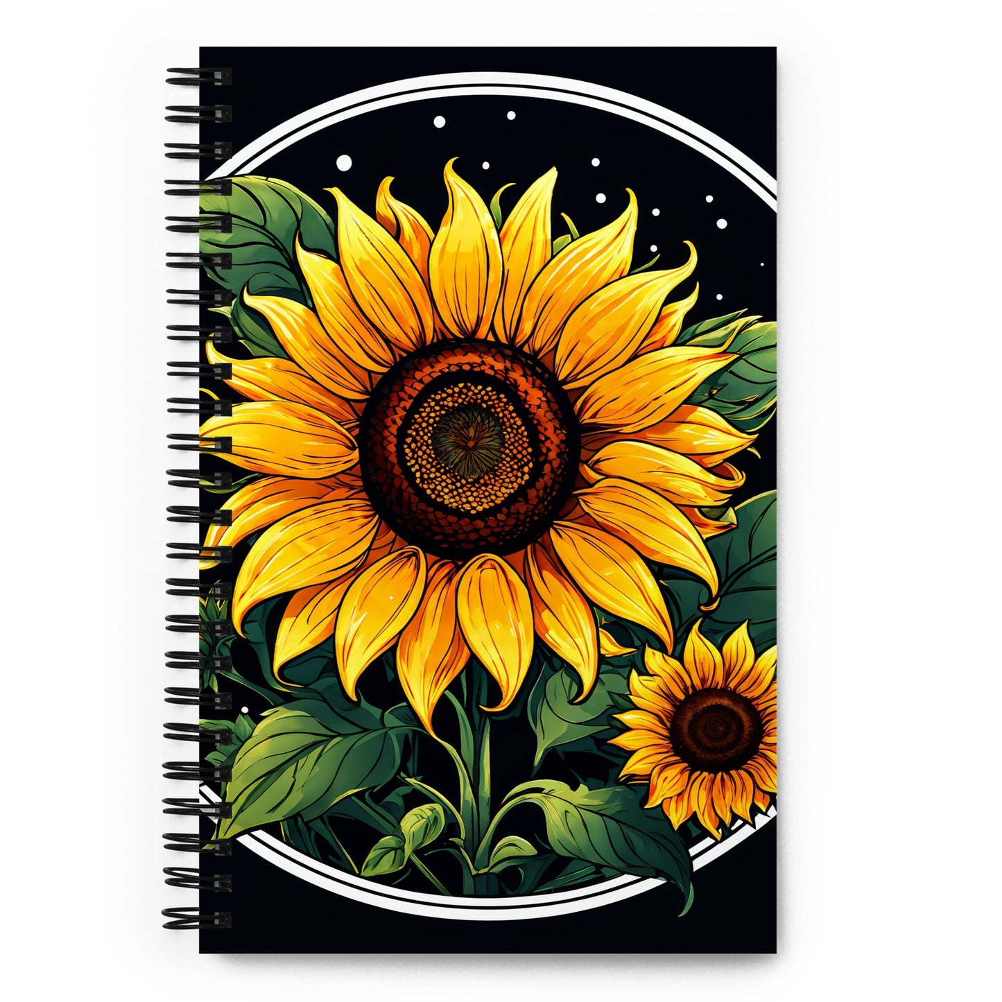 Sunflower Spiral Notebook - Discovery Co.