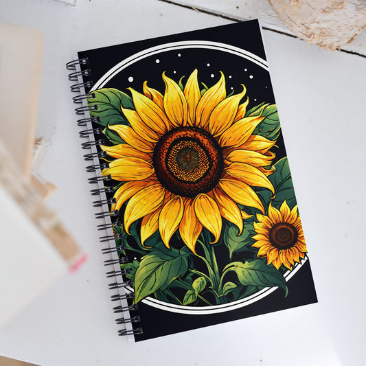 Sunflower Spiral Notebook - Discovery Co.