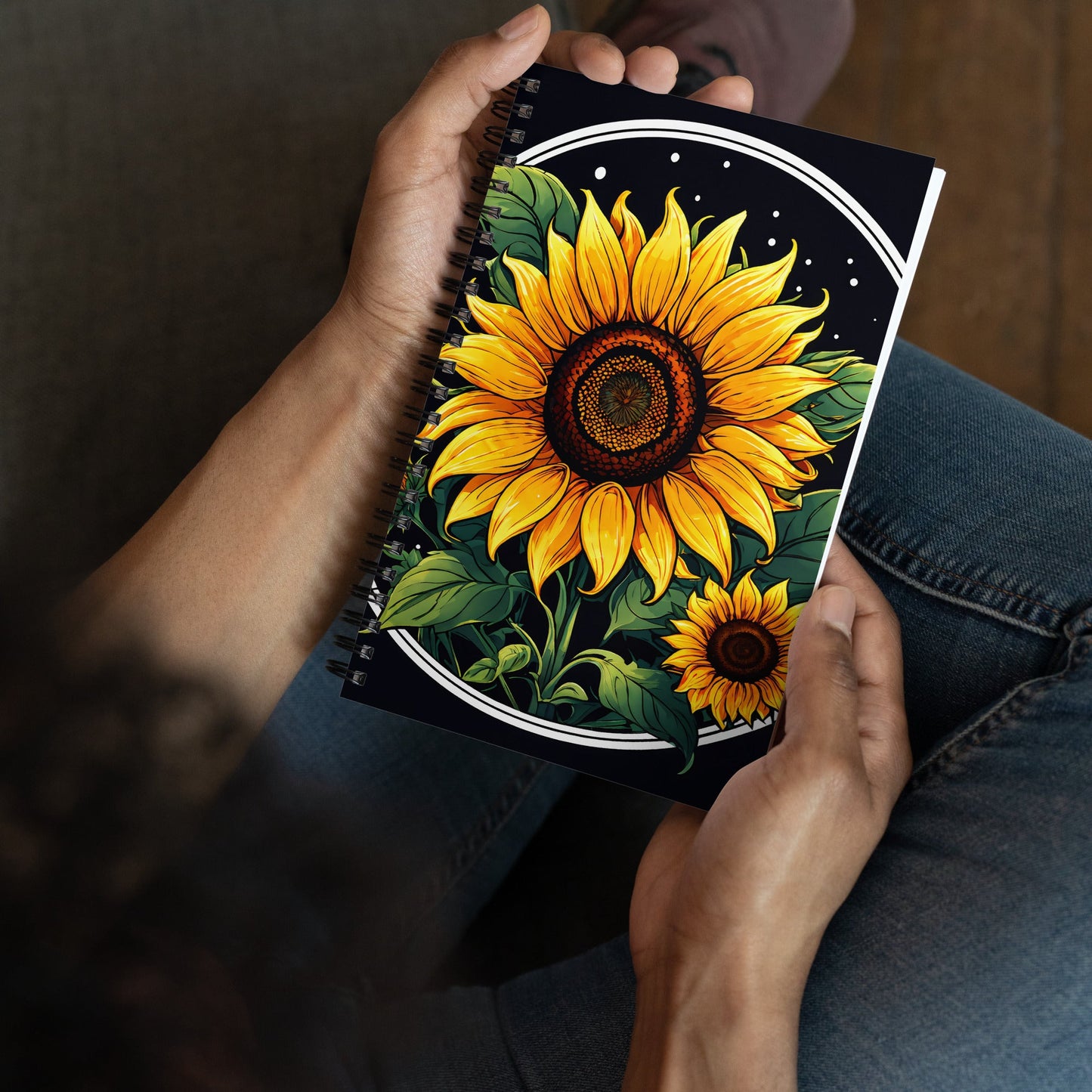 Sunflower Spiral Notebook - Discovery Co.