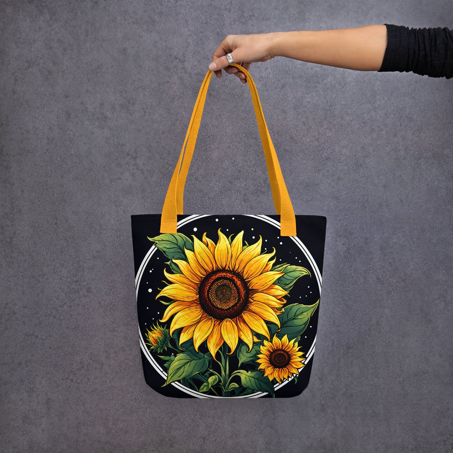 Sunflower Tote Bag - Tote Bags - Discovery Co.