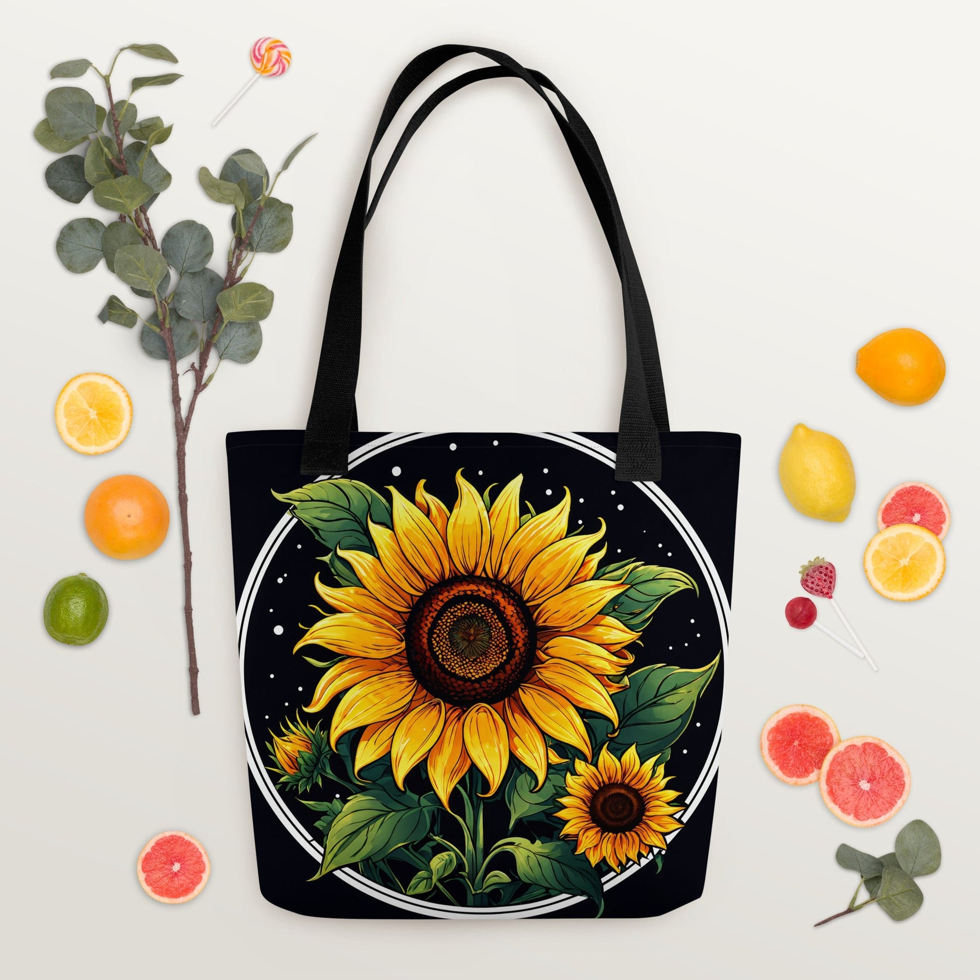 Sunflower Tote Bag - Tote Bags - Discovery Co.